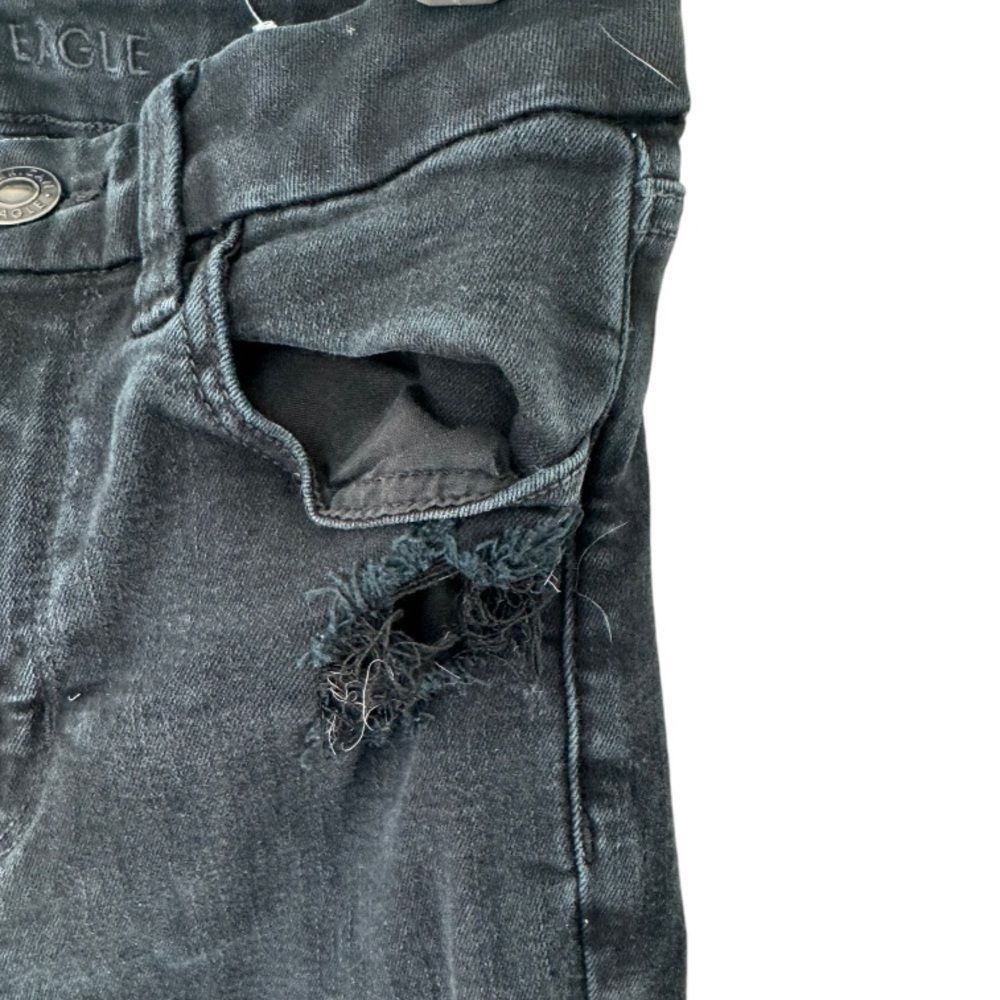 American Eagle Outfitters American Eagle SZ 4 next level stretch distressed jeans Size 27" / US 4 / IT 40 - 6 Thumbnail