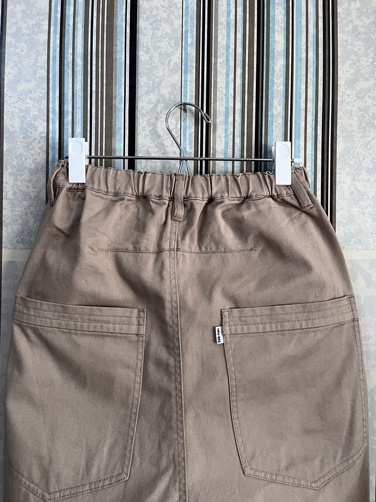 Ne-Net 2000s issey miyake bush- khaki #C2 Size US 28 / EU 44 - 7 Thumbnail