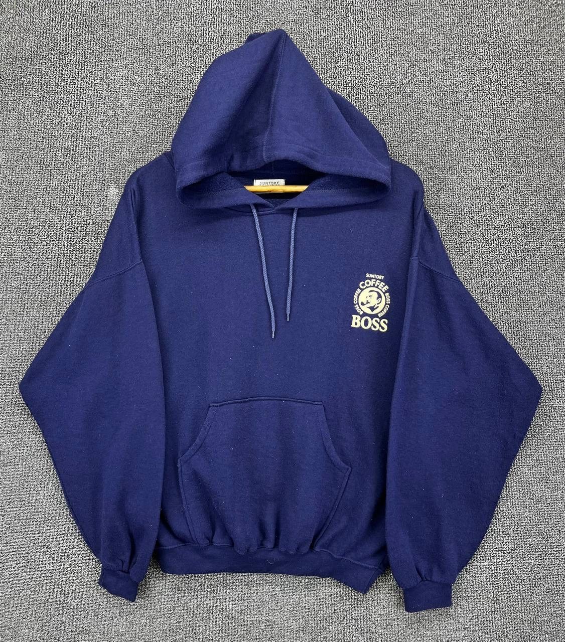 Japanese Brand Vintage Suntory Coffee Boss Rare Hooded Sweatshirts Size US M / EU 48-50 / 2 - 4 Thumbnail
