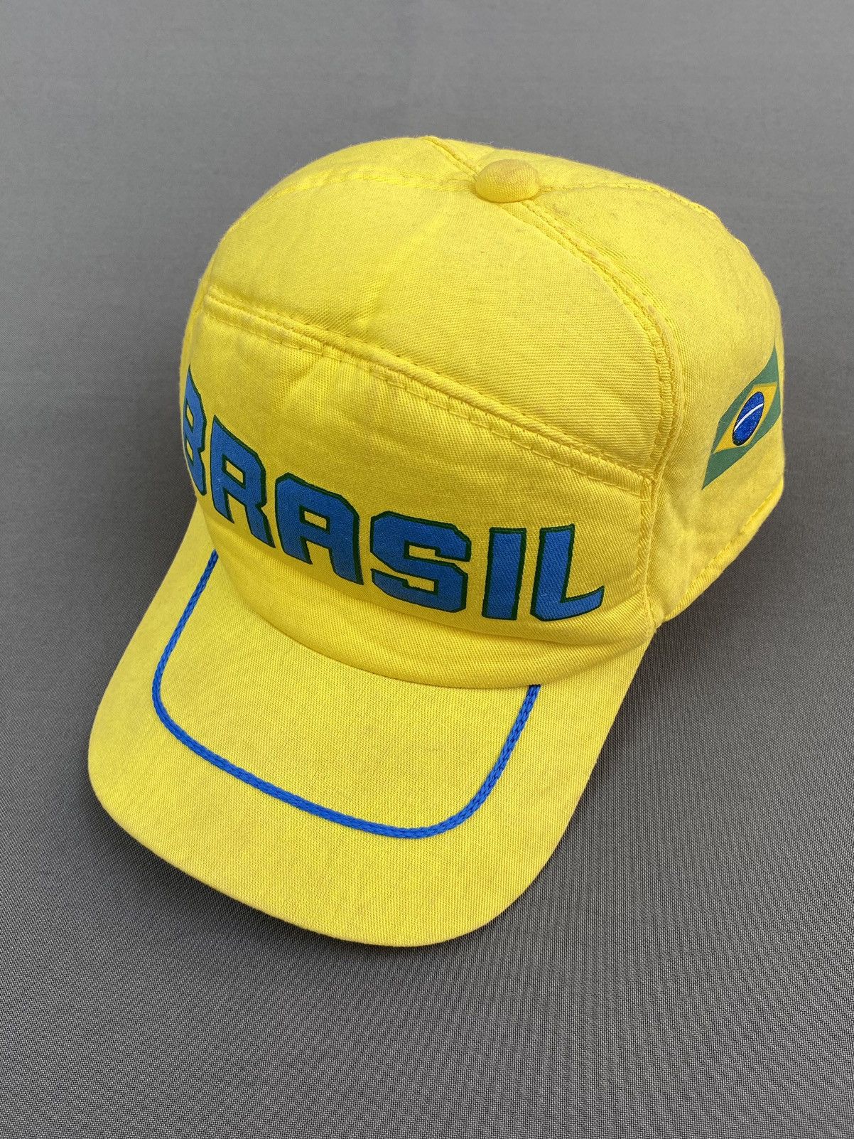 Formula 1 1980’s Vintage Brazil Grand Prix Formula 1 Foam Snap Back Size ONE SIZE - 1 Thumbnail