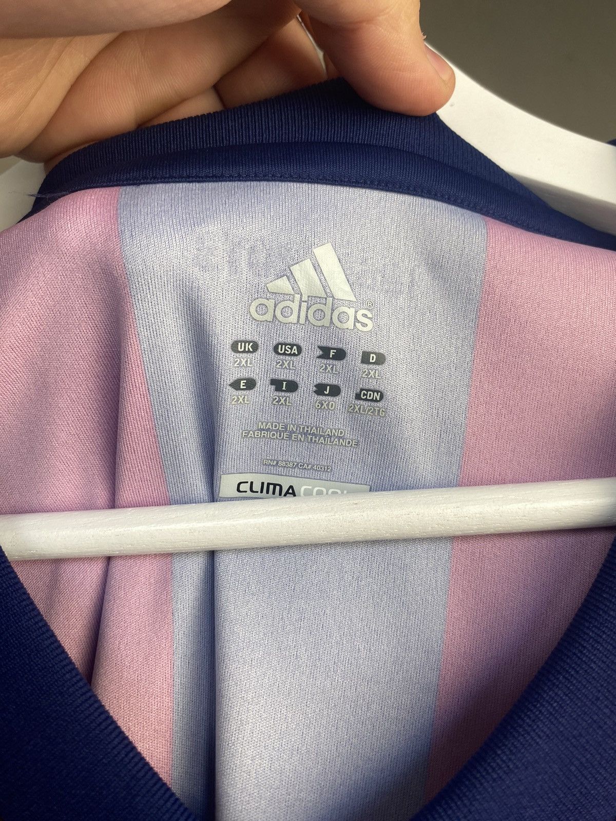 Adidas 2012/13 ADIDAS STOKE CITY AWAY SOCCER FOOTBALL JERSEY SHIRT Size US XXL / EU 58 / 5 - 6 Thumbnail