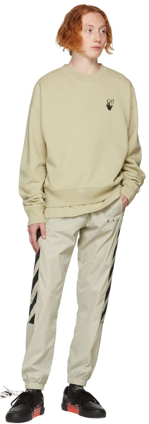 Off-White Beige Bubble Arrows Oversized Sweatshirt Size US M / EU 48-50 / 2 - 4 Thumbnail