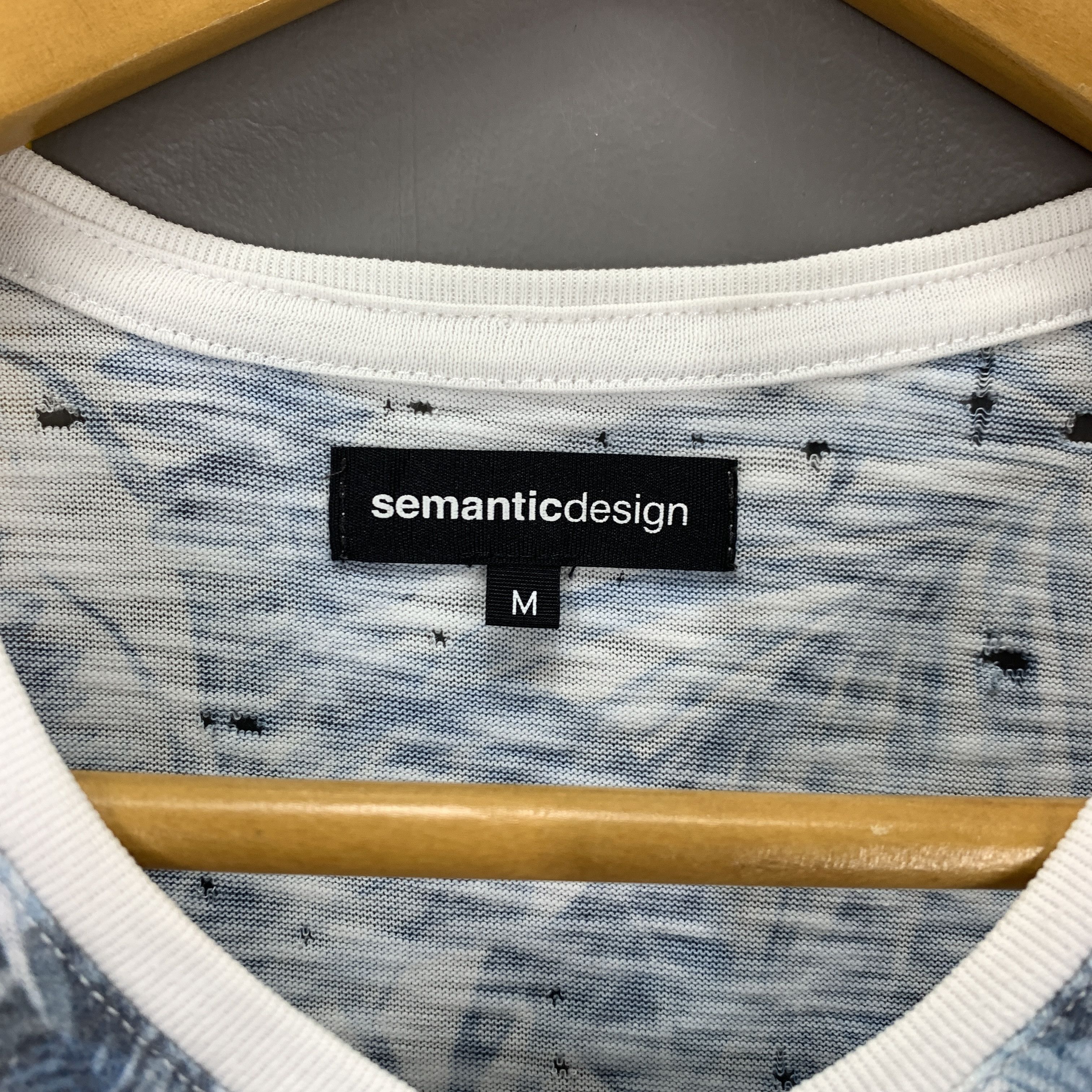semanticdesign SEMANTIC DESIGN Leaf Design T Shirt #1790/07 Size US S / EU 44-46 / 1 - 6 Thumbnail