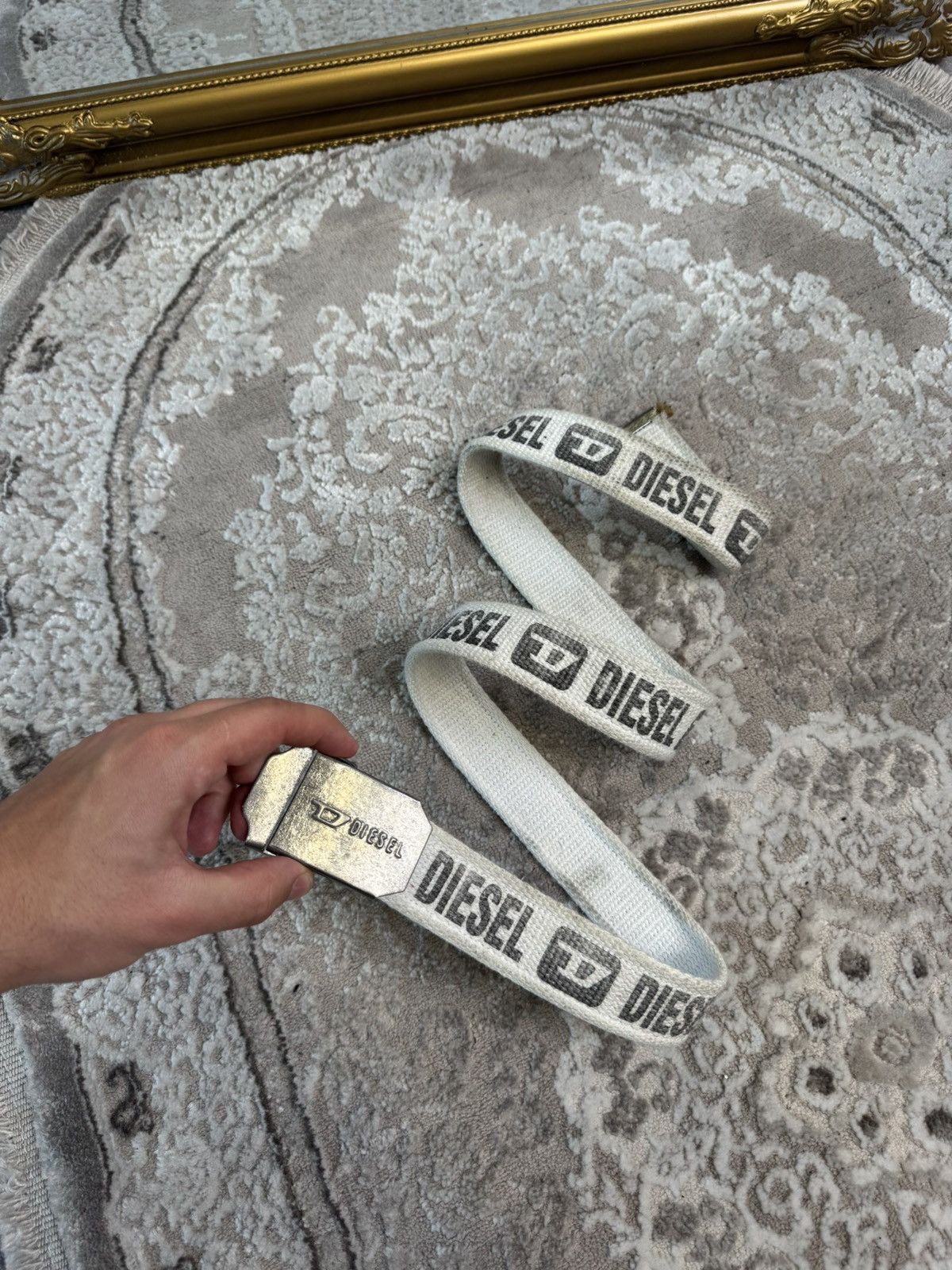 Diesel Vintage Diesel Belt Monogram Big Logo Japanesse Y2K Size ONE SIZE - 2 Thumbnail