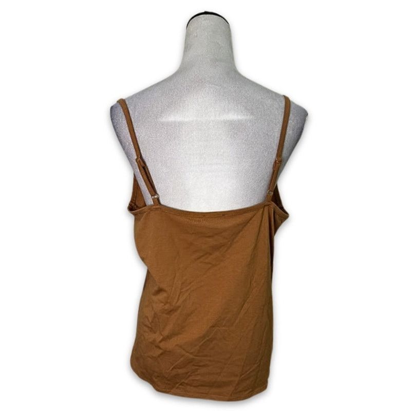 Other Halogen Camisole TankTop Adjustable Strap Latte Brown 3X NWT Size 3XL / US 20-22 - 5 Thumbnail