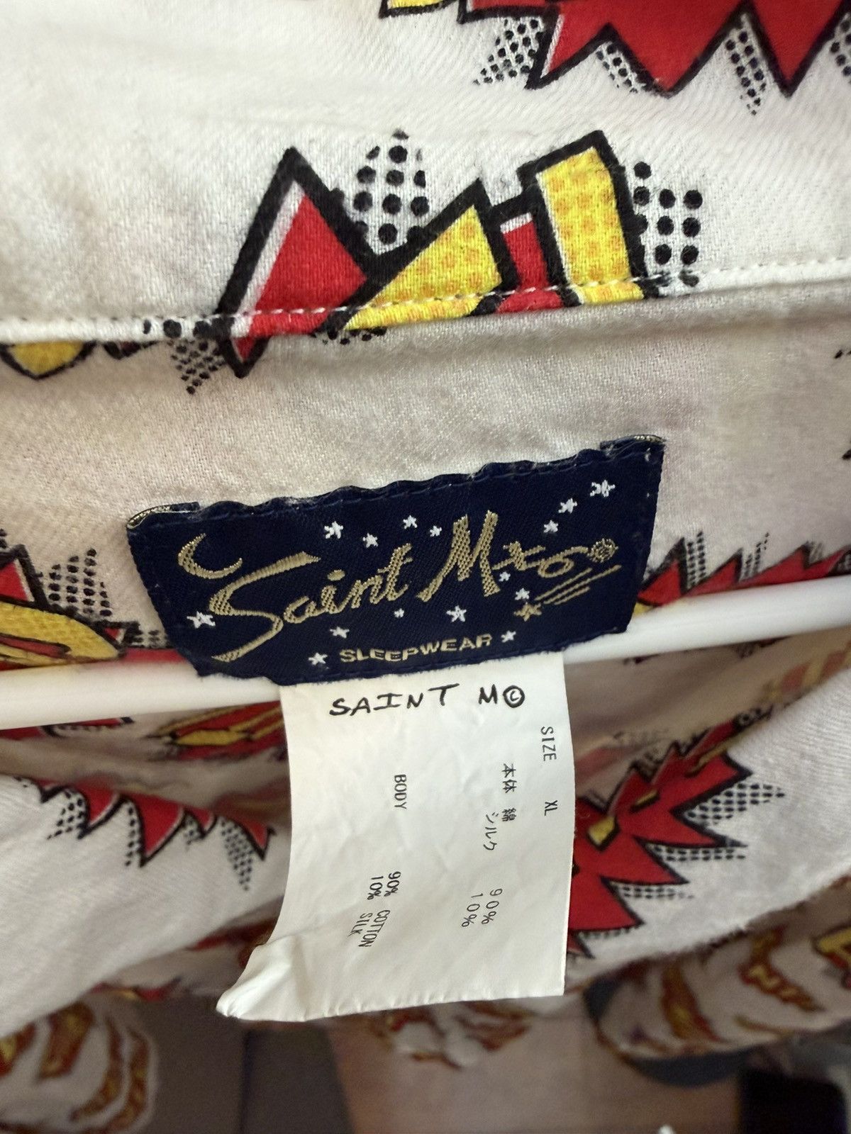 Saint Michael Saint Michael Pajama Shirt Size US XL / EU 56 / 4 - 2 Thumbnail