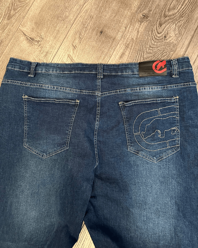Ecko Unltd. × Vintage Vintage Y2K Ecko Unltd. Rhino Athletic Jeans - Size 42x31 Size US 42 / EU 58 - 3 Thumbnail