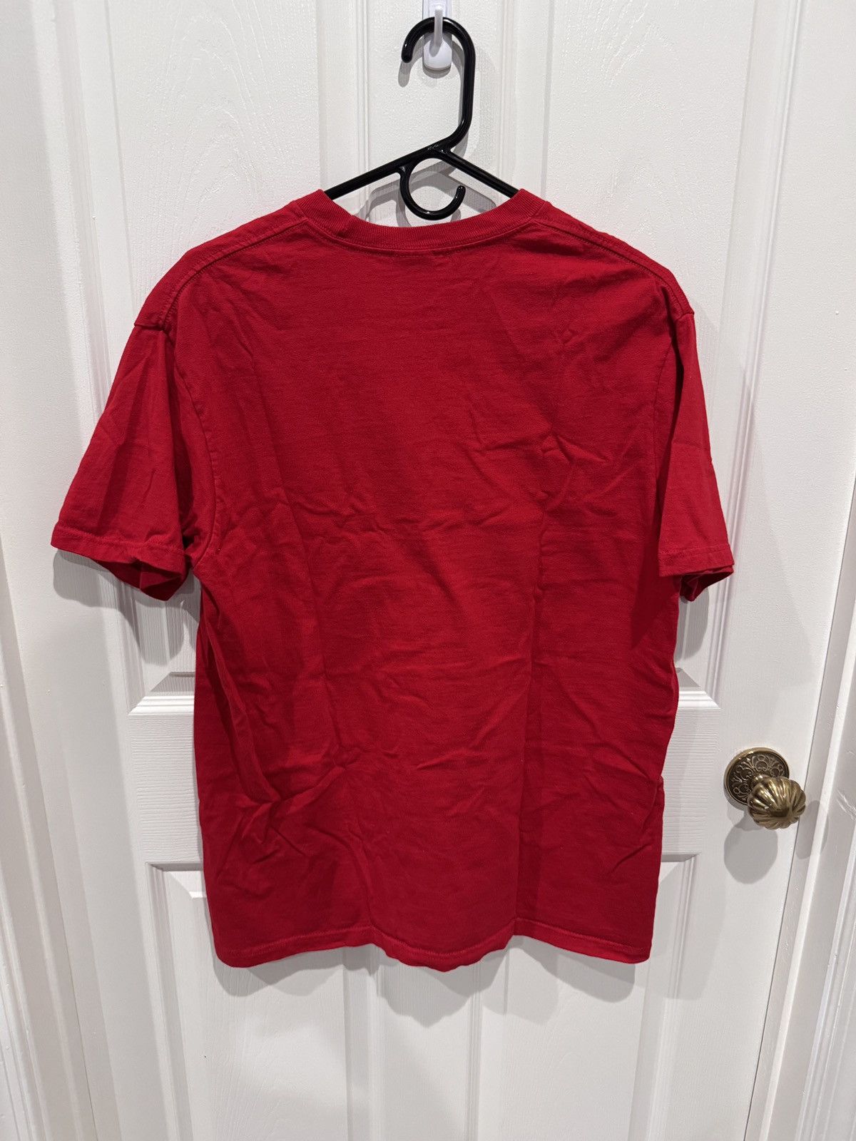 Supreme Supreme Mens Chrome Logo Red T-Shirt Tee Size M Medium Size US M / EU 48-50 / 2 - 8 Thumbnail