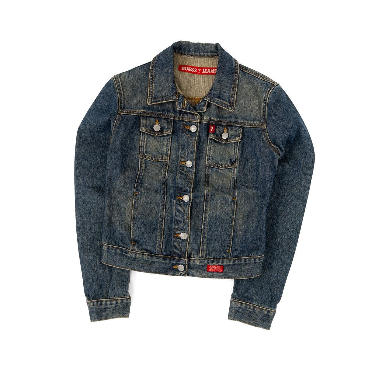 Guess Vintage Guess Jeans USA Womens Denim Jacket Blue Trucker Size M / US 6-8 / IT 42-44 - 3 Thumbnail