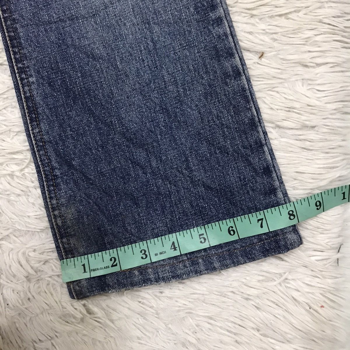 Designer 🔥Flare🔥 Vintage Alcali Distressed Denim Jeans Size US 29 - 20 Thumbnail