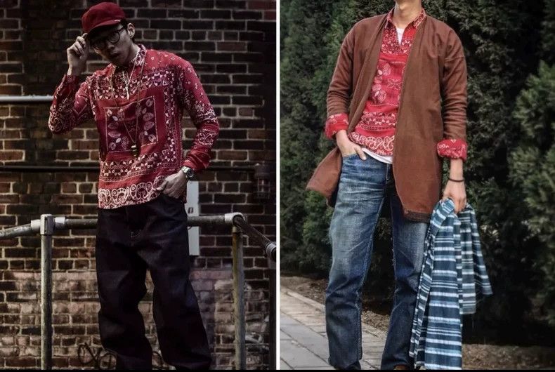 Visvim Visvim 16SS KERCHIEF TUNIC W (VNTG BANDANA) Clay Dye Old C Size US XL / EU 56 / 4 - 7 Thumbnail
