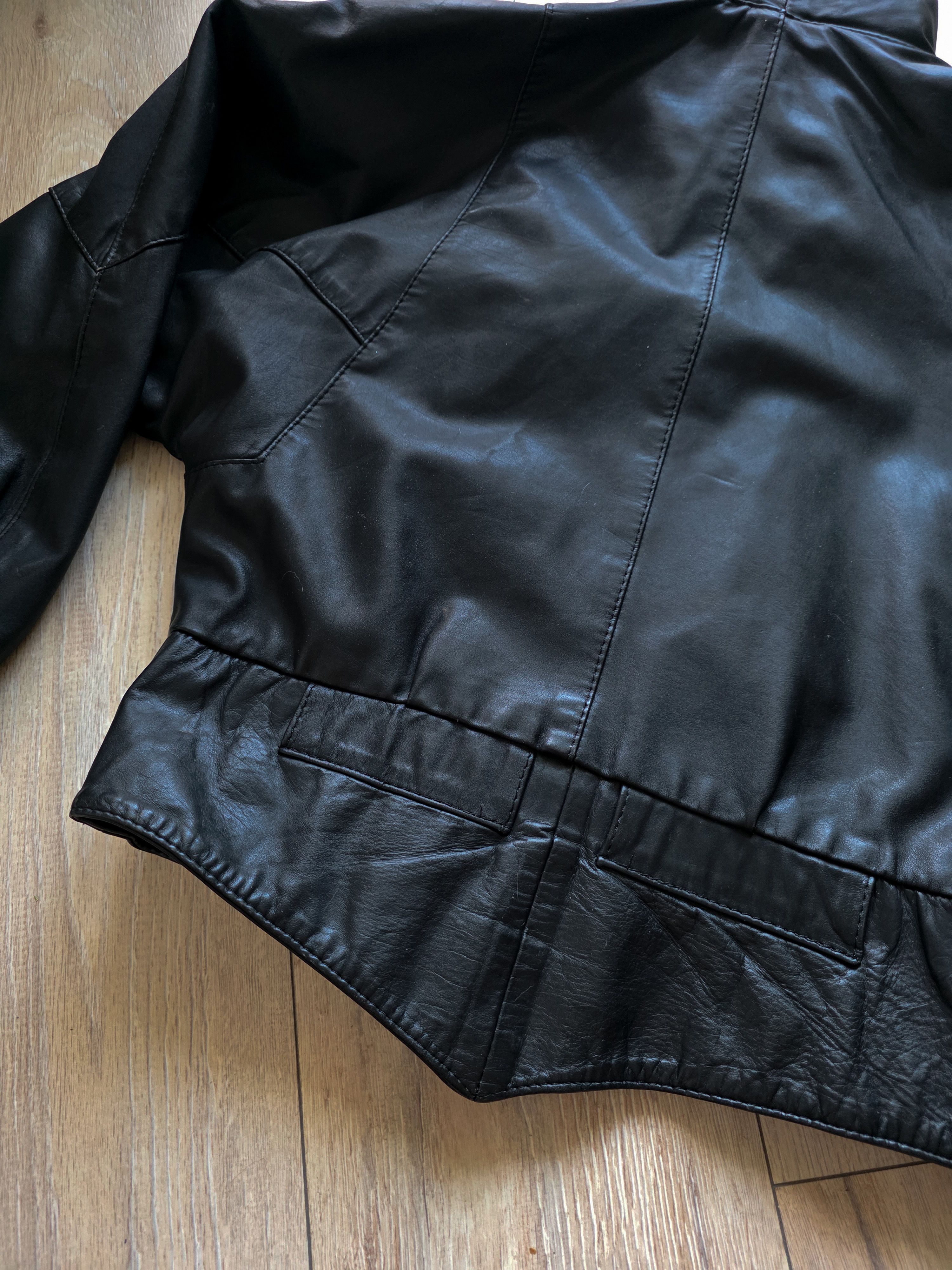 Handmade Unique vintage jacket made of genuine leather rare Size M / US 6-8 / IT 42-44 - 6 Thumbnail
