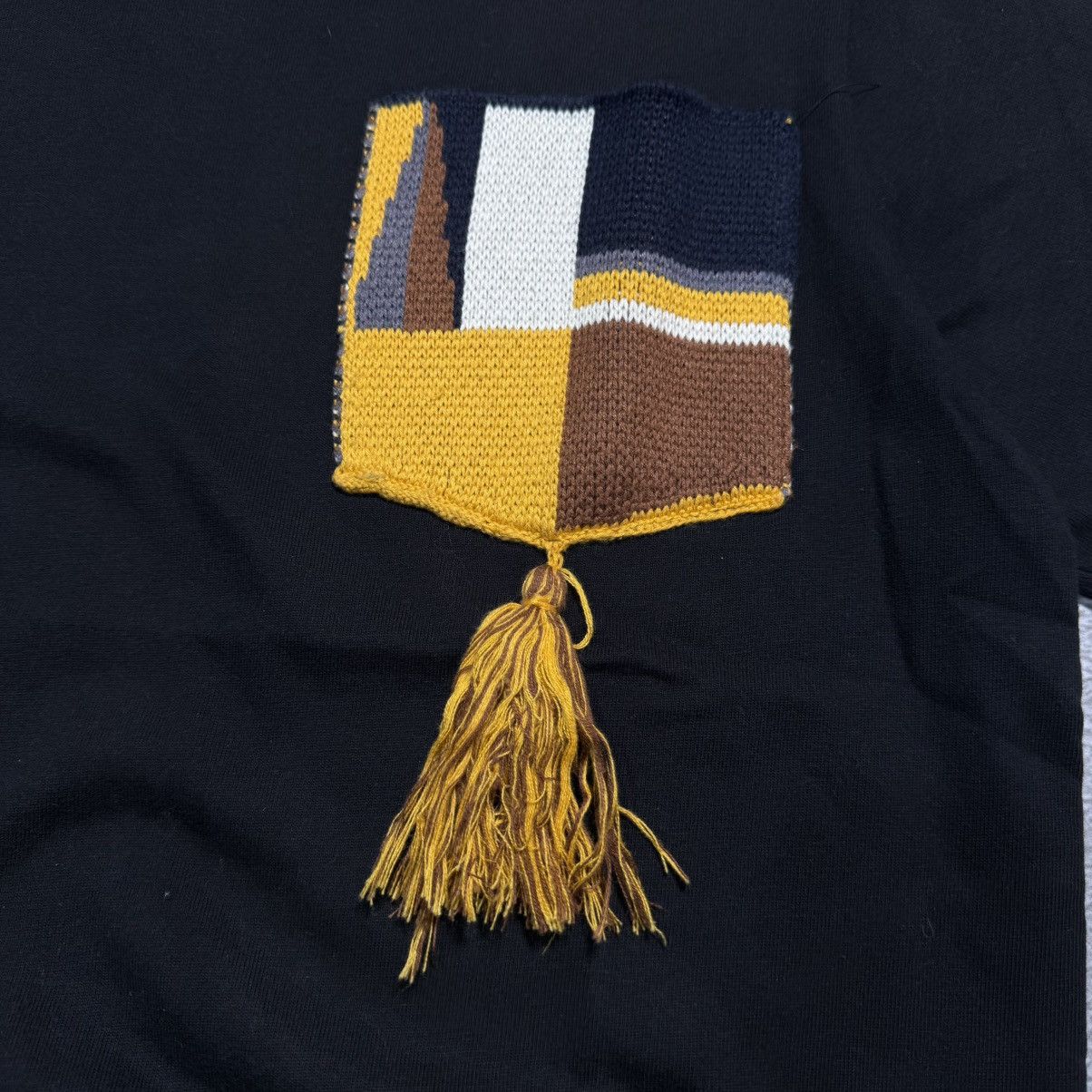 Jil Sander Jil Sander Black Pocket Tassel T-Shirt Size US M / EU 48-50 / 2 - 3 Thumbnail