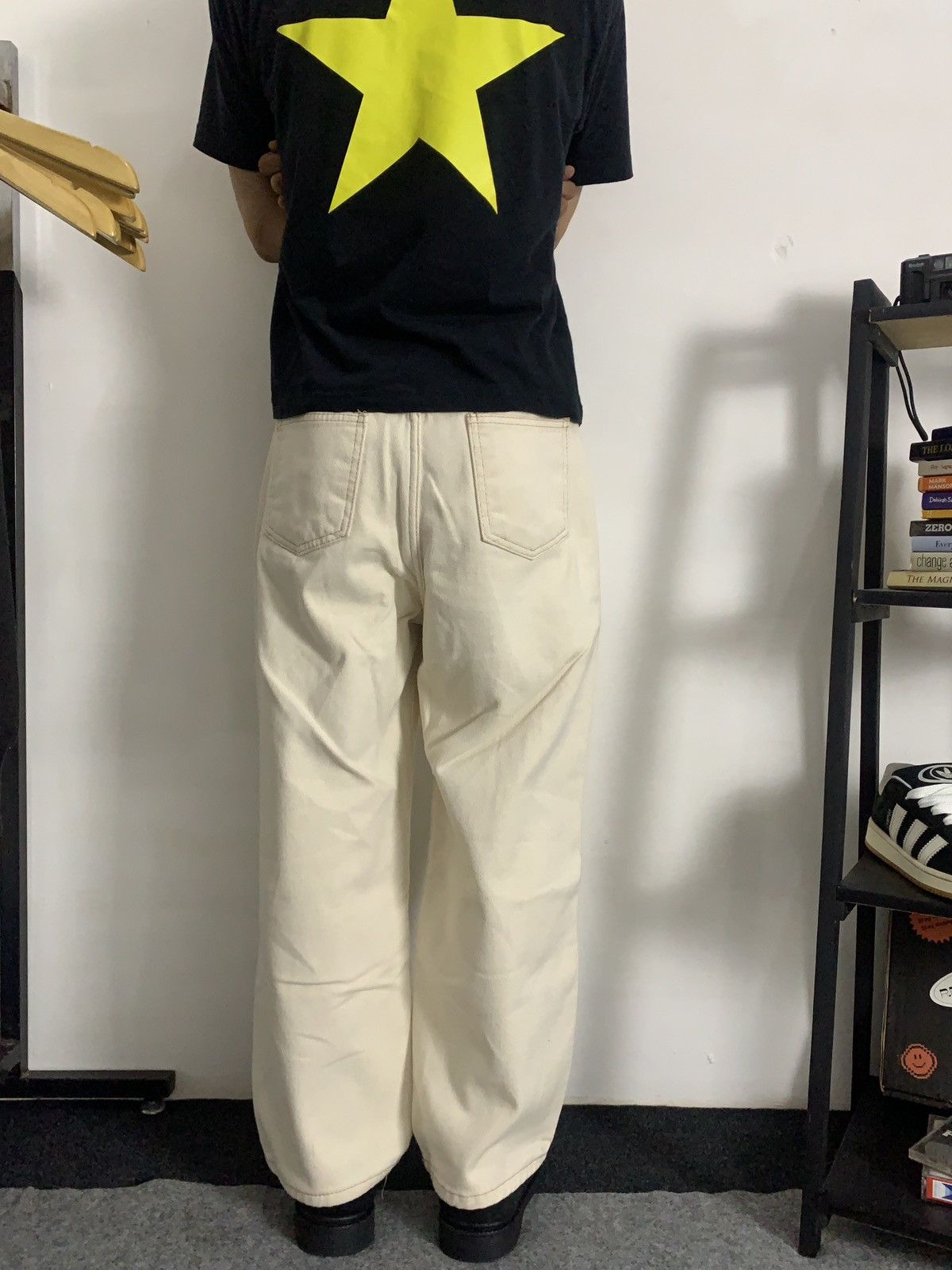 Vintage Vintage Broken White 'Hotping' Baggy Fit Longpants Size US 30 / EU 46 - 4 Thumbnail