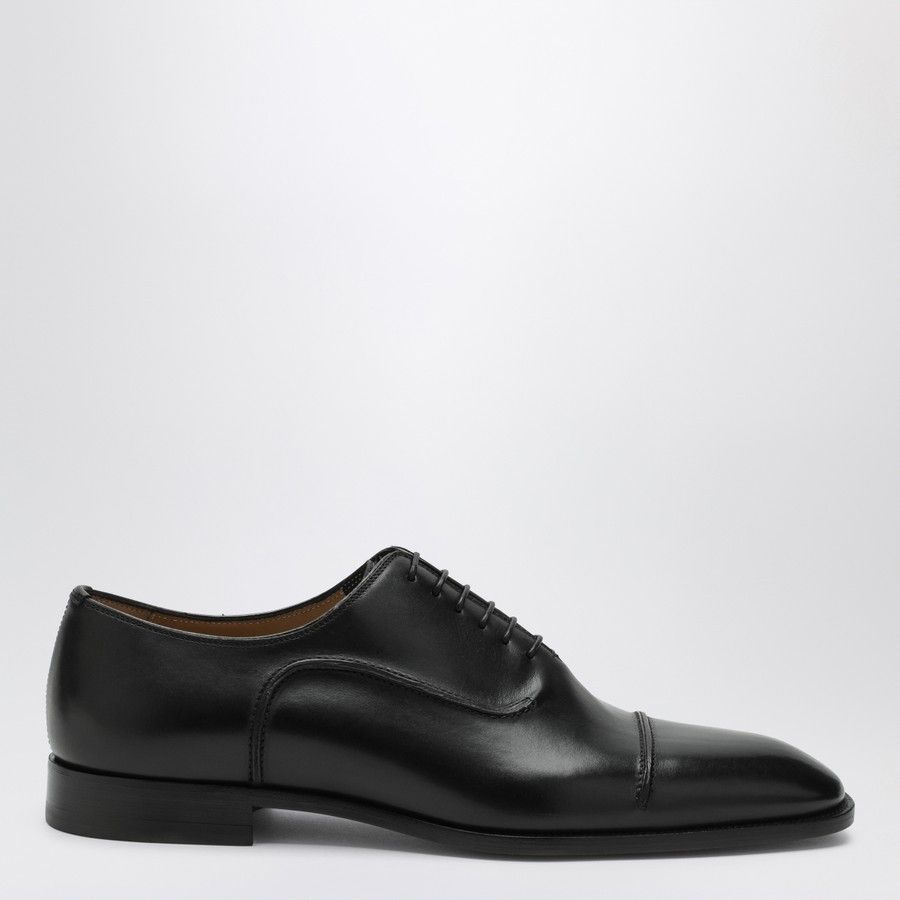 Christian Louboutin o1d2blof0226 Lace-Up Shoes in Black Size US 7 / EU 40 - 2 Thumbnail