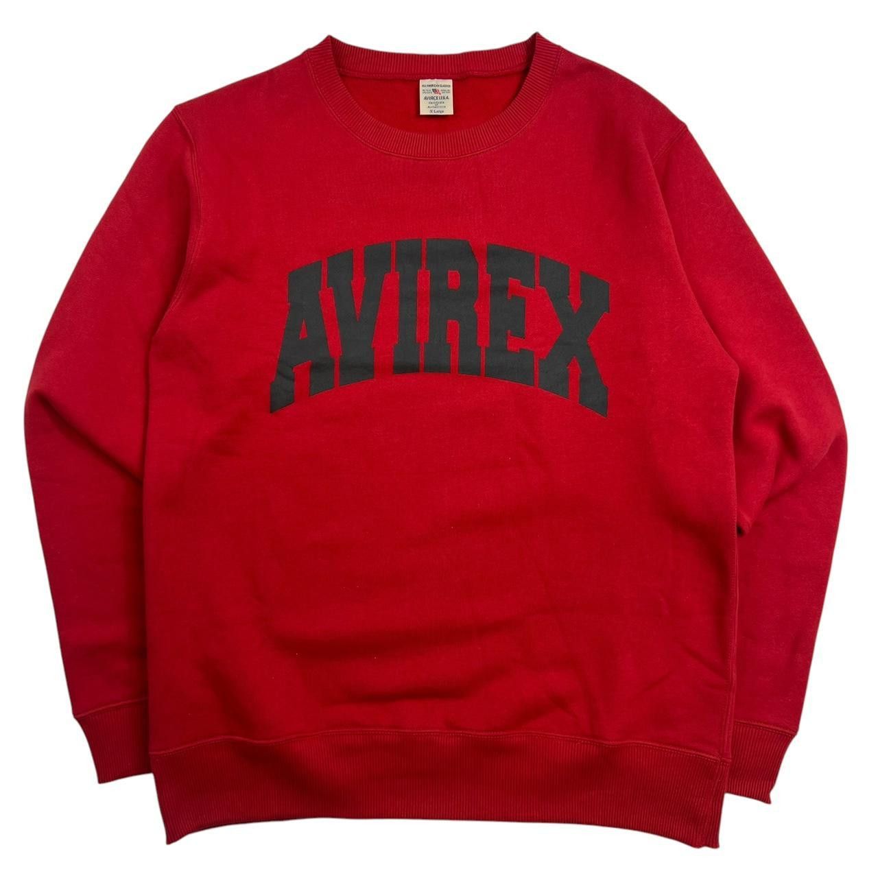 Avirex Vintage Avirex Sweatshirt Red - Extra Large Size US XL / EU 56 / 4 - 1 Thumbnail