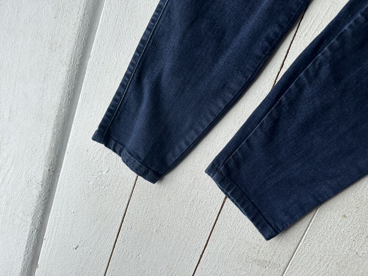 Armani 🚨Y2K WOMEN ARMANI JEANS WITH LOGO AVANT GARDE DENIM PANTS Size 29" - 8 Thumbnail