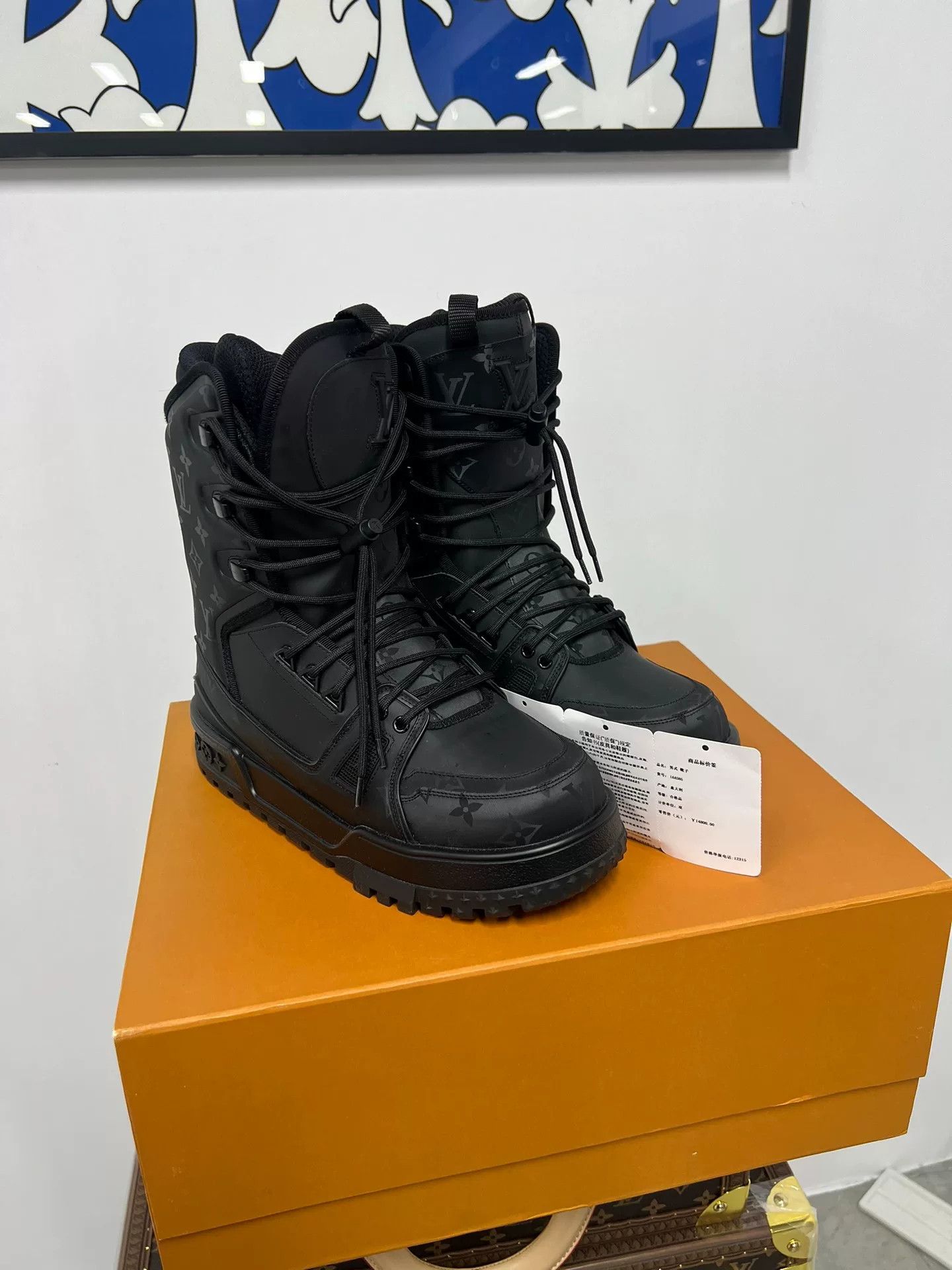 Louis Vuitton lv black ski boots size 8 Size US 8 / EU 41 - 1 Thumbnail