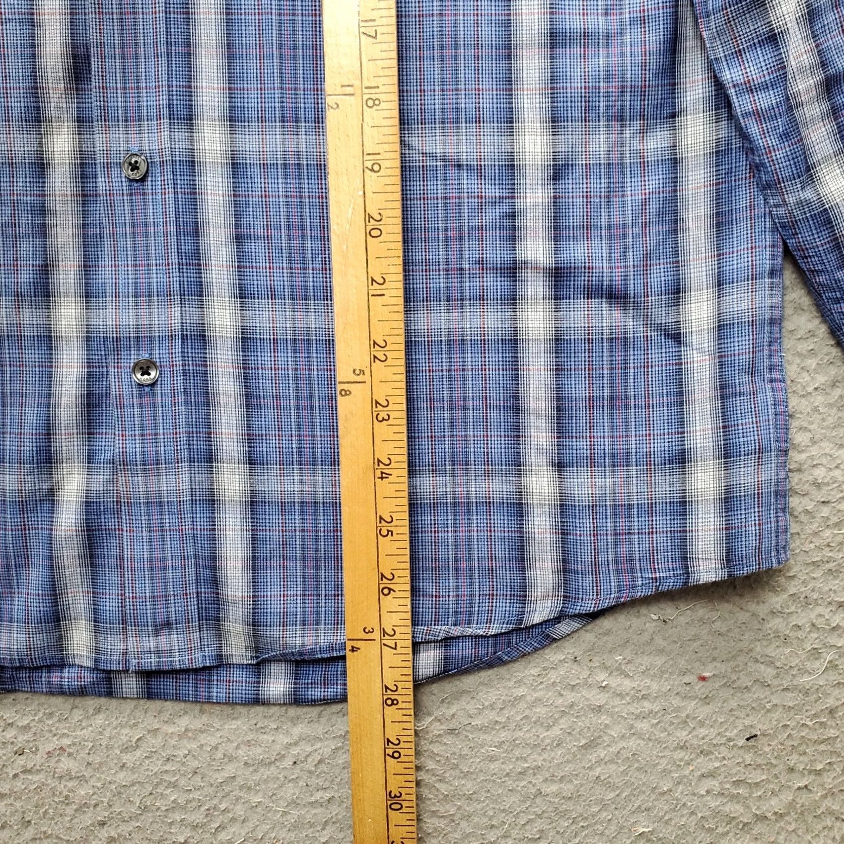 Michael Kors Michael Kors Shirt Men M Multi Plaid Chest Pockets Long Sleeve Button Down Size US M / EU 48-50 / 2 - 5 Thumbnail