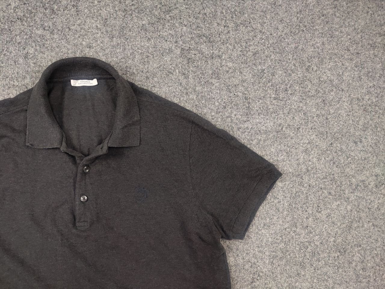 Versace Versace Collection gianni Meduza Embroidered Logo Polo Shirt Size US L / EU 52-54 / 3 - 3 Thumbnail