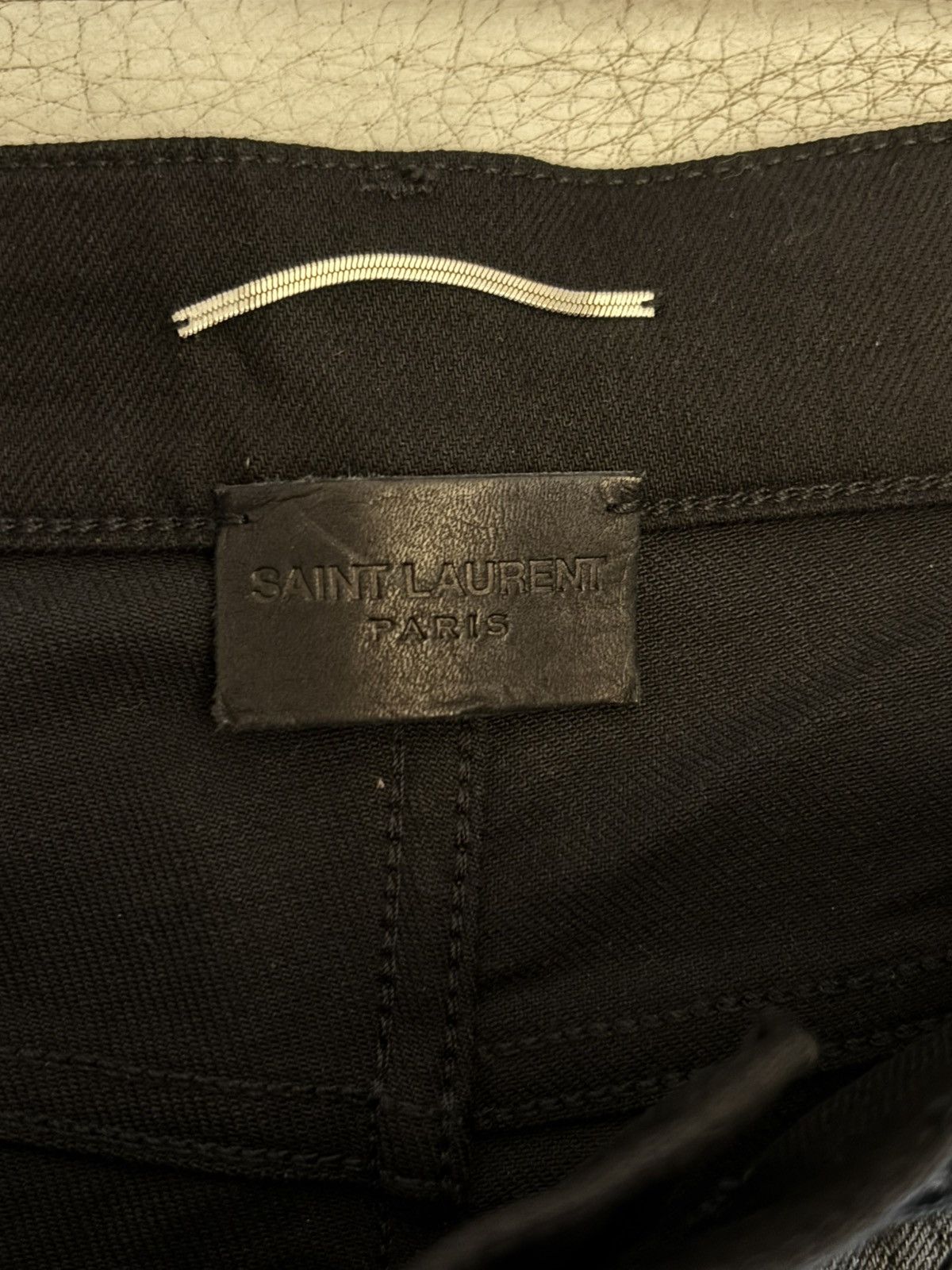 Saint Laurent Paris Saint Laurent Paris waxed jeans Size US 32 / EU 48 - 10 Thumbnail
