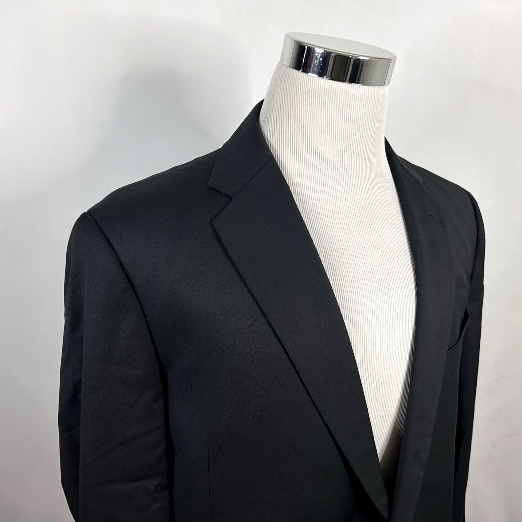 Joseph Abboud Joseph Abboud Sport Coat 44R Black Wool Two-Button Vented Executive Fit Jacket Men's 2 Piece Notch Lapel Size US XS / EU 42 / 0 - 2 Thumbnail