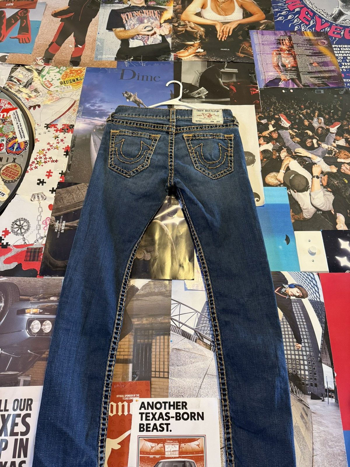 True Religion True Religion ROCCO Relaxed Skinny Jeans Size 29 Size 29" - 1 Thumbnail