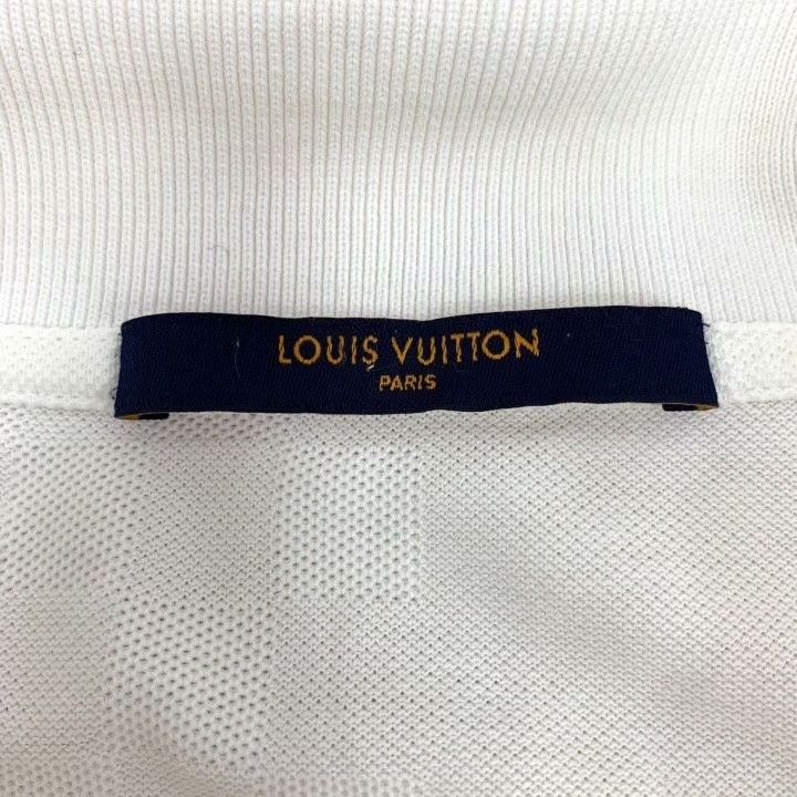 Louis Vuitton Louis Vuitton 2022 White Damier Cotton Polo Size US L / EU 52-54 / 3 - 5 Thumbnail
