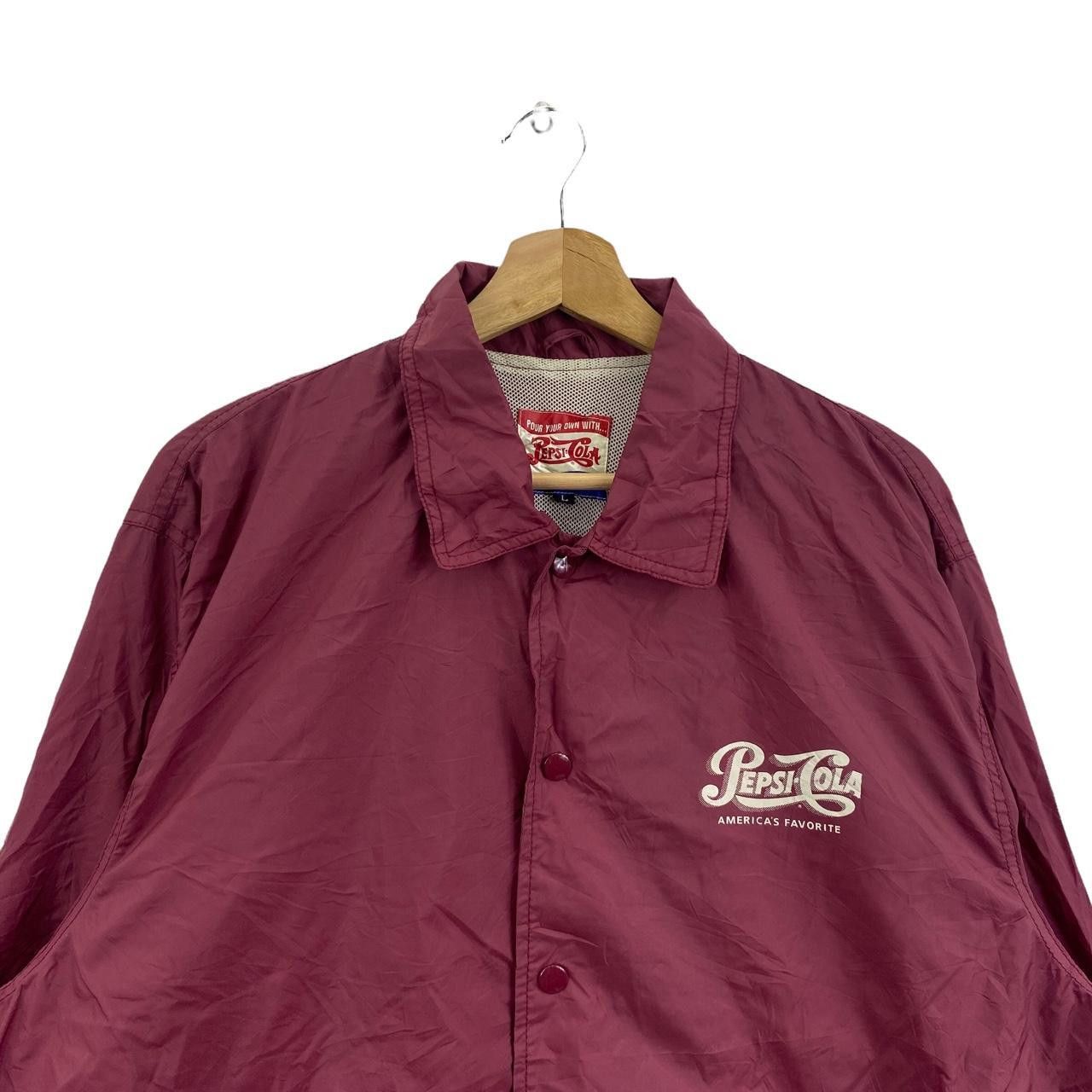 Pepsi Vtg 90’ PEPSI COLA BEVERAGES Outdoor Jacket Windbreaker Size US L / EU 52-54 / 3 - 3 Thumbnail