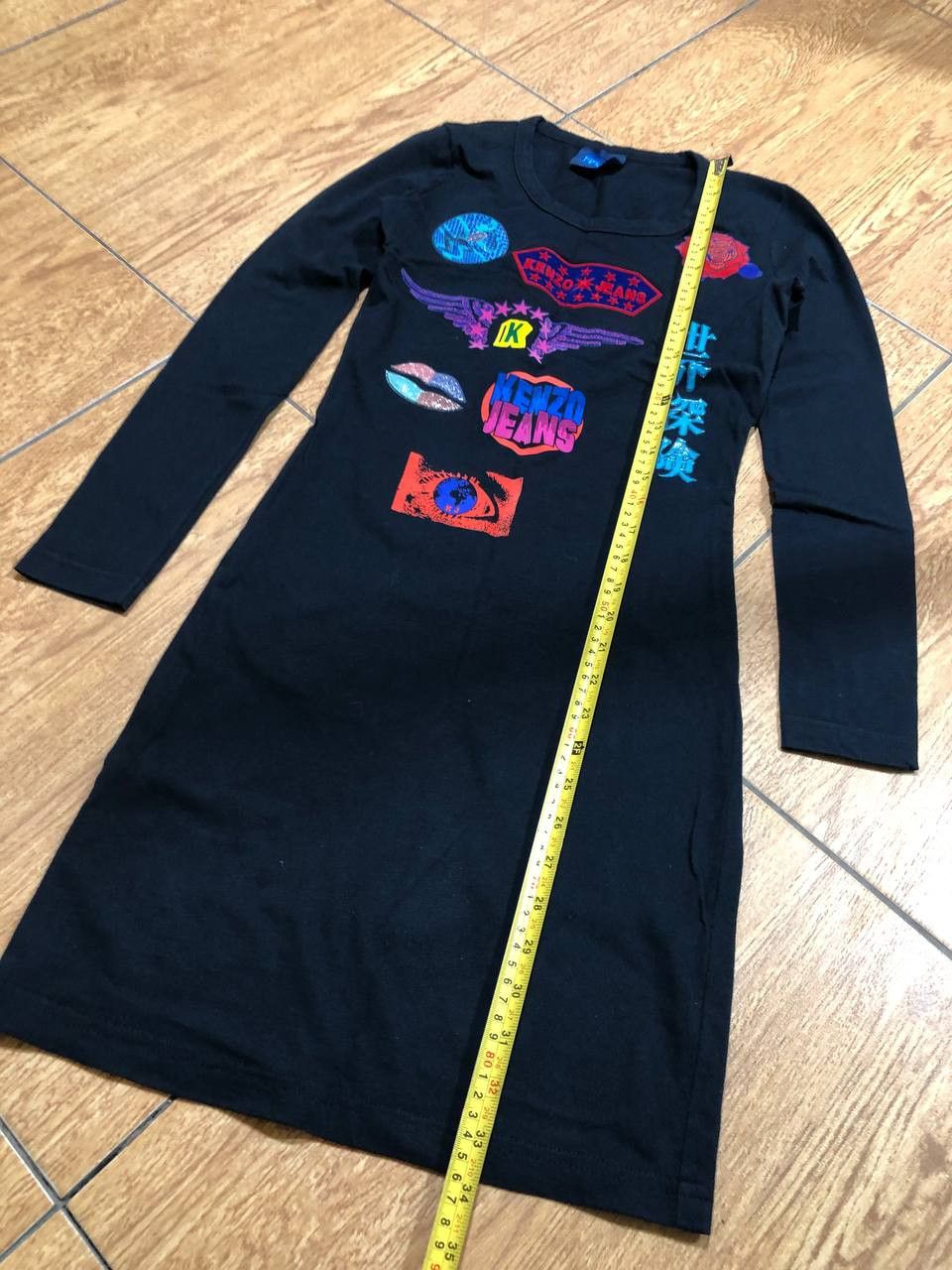 Kenzo Vintage Kenzo Dress Womens Black Knit Long Sleeves Size S / US 4 / IT 40 - 7 Thumbnail