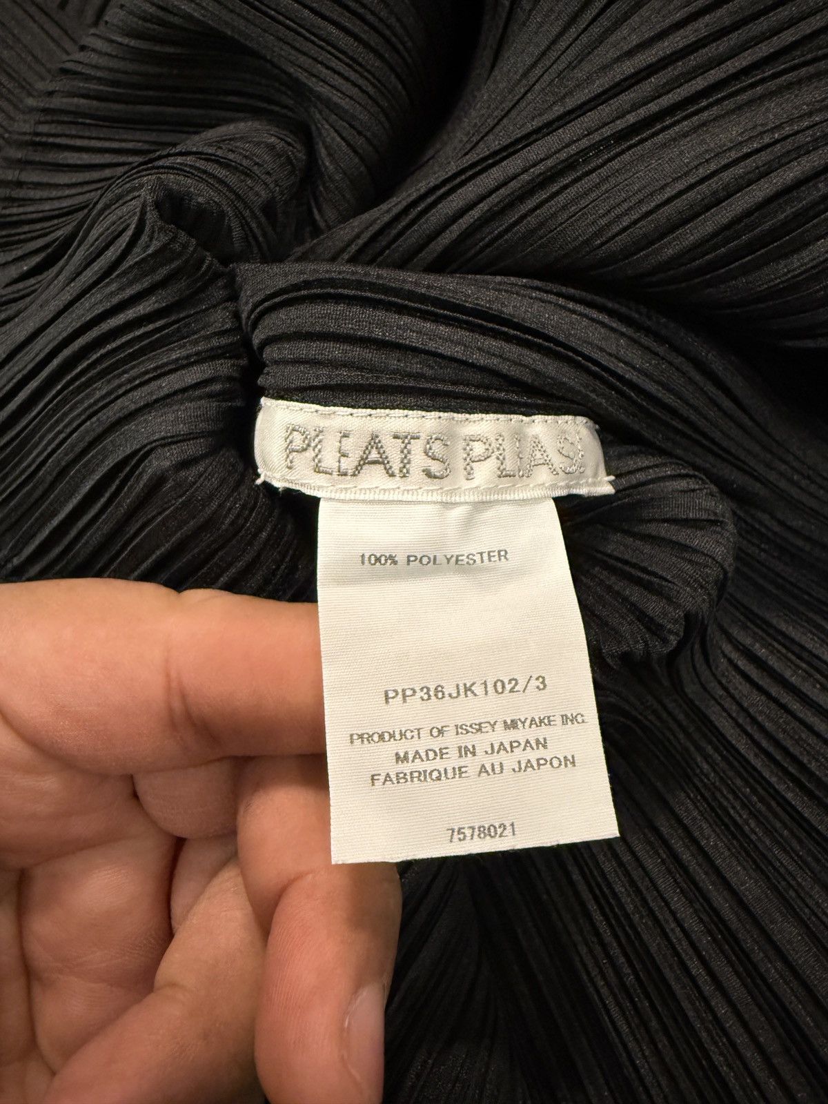 Pleats Please Issey Miyake Pleats Please Issey Miyake Basics Roll Neck Black Vest Size M / US 6-8 / IT 42-44 - 5 Thumbnail