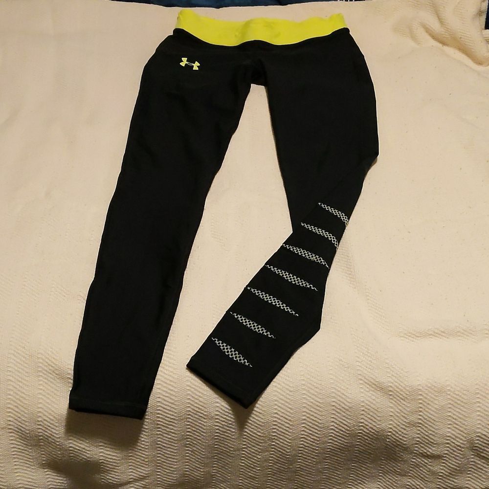 Under Armour UA fleece cold gear leggings Small Size 26" / US 2 / IT 38 - 1 Thumbnail