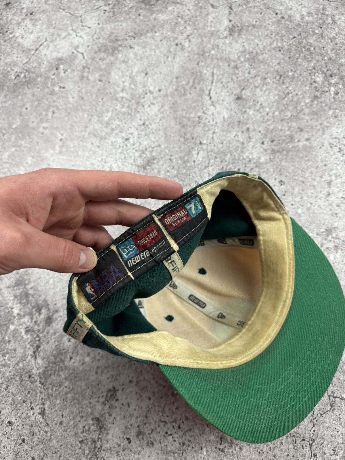 NBA Vintage 90s NBA Boston Celtics Embroidered Logo Cap Size ONE SIZE - 8 Thumbnail