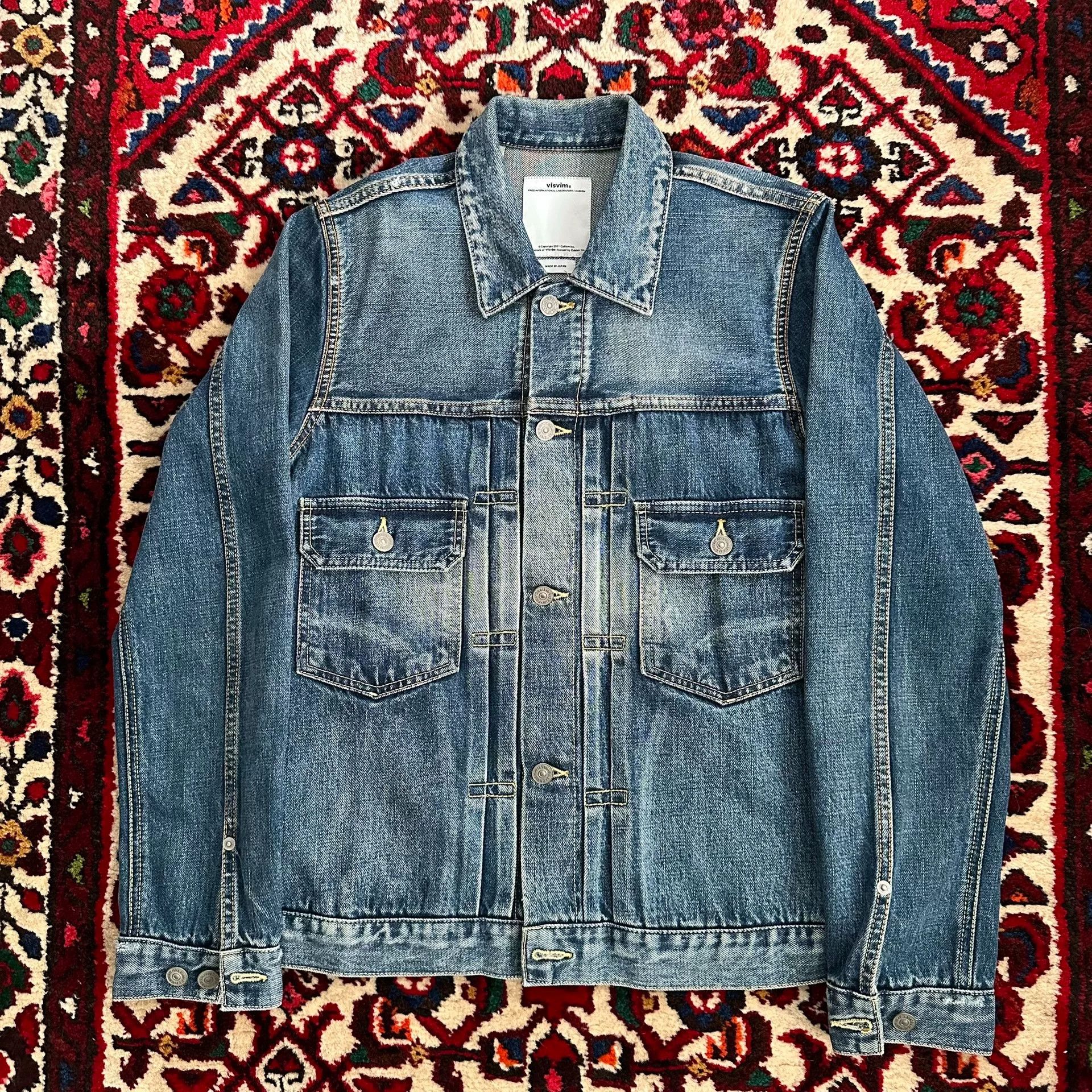 Visvim visvim 11AW 101 Blue Denim Jacket Size US S / EU 44-46 / 1 - 1 Thumbnail