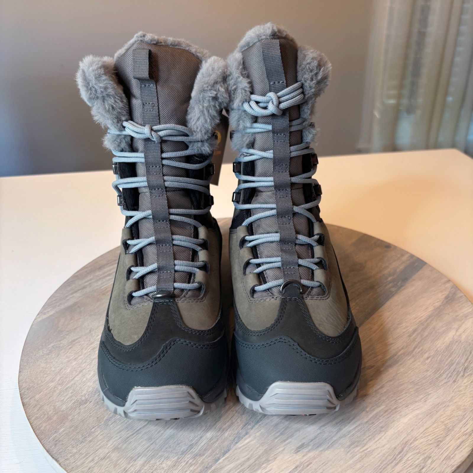 Merrell NEW Merrell Thermo Rhea Mid Gray Leather Snow Boots Size 6 Size US 6 / IT 36 - 7 Thumbnail