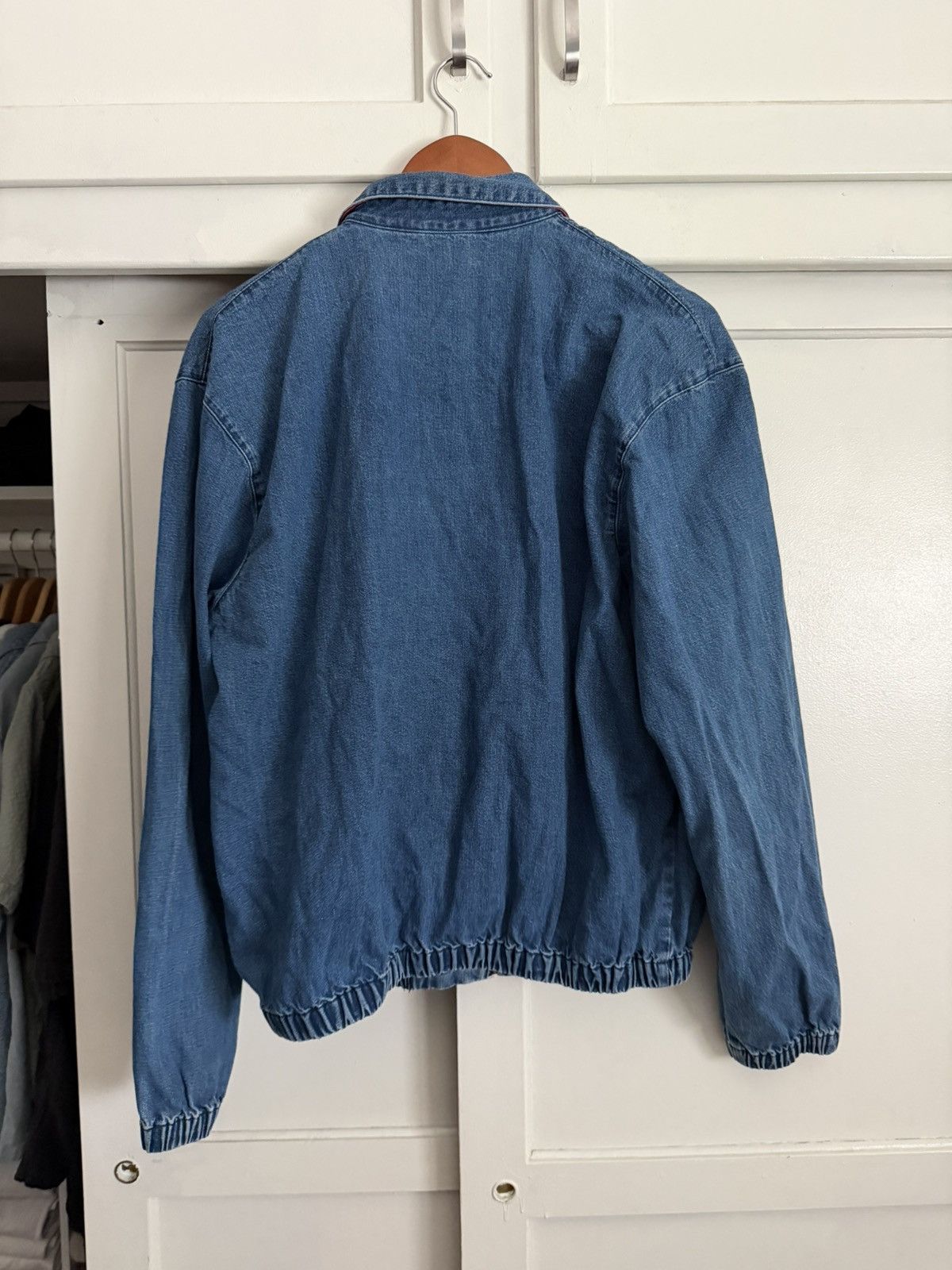 Polo Ralph Lauren Vintage 90s Polo Ralph Lauren Zip Denim Harrington Jacket Size US M / EU 48-50 / 2 - 2 Thumbnail