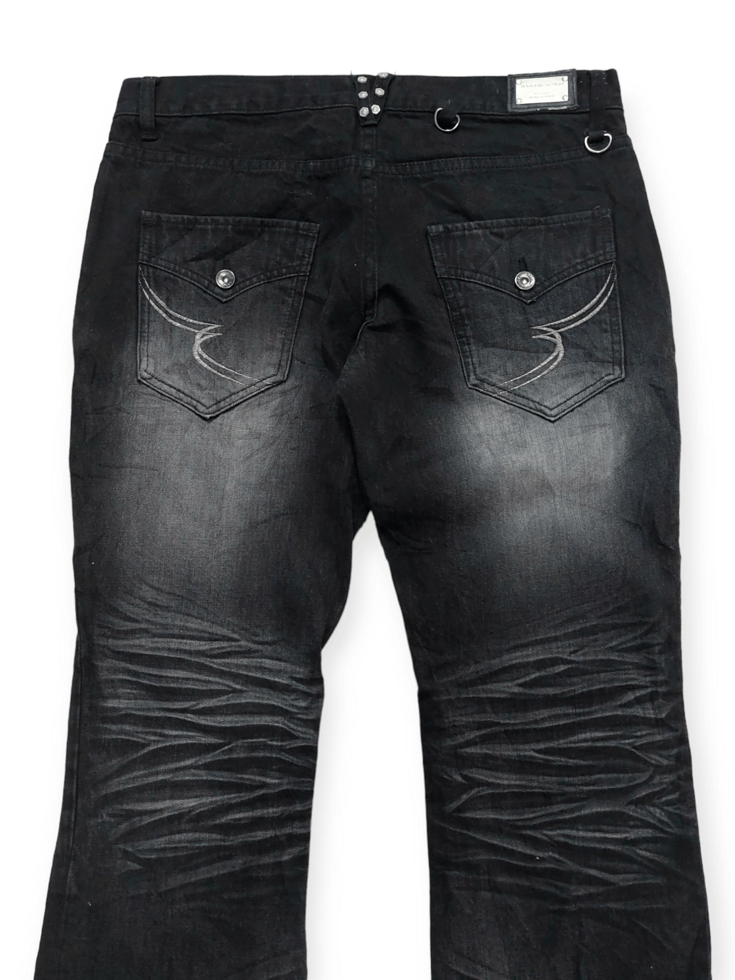 semanticdesign Flare Jeans Semantic Design Black Boot Cut Size US 34 / EU 50 - 13 Thumbnail