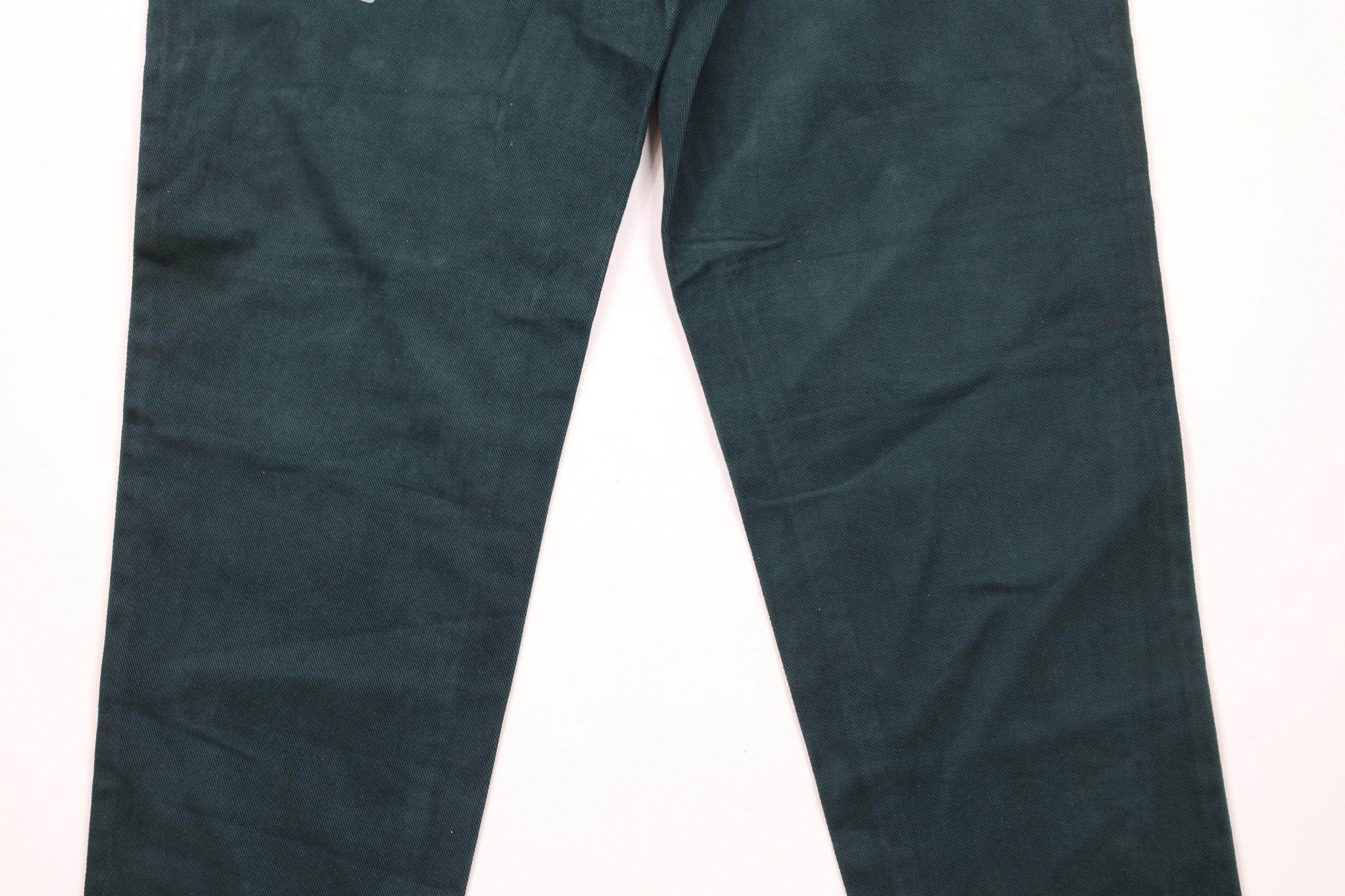 Lee × Vintage Deadstock Vintage 90s Lee Tapered Leg Denim Jeans Green USA Size 34" / US 12 / IT 48 - 11 Thumbnail