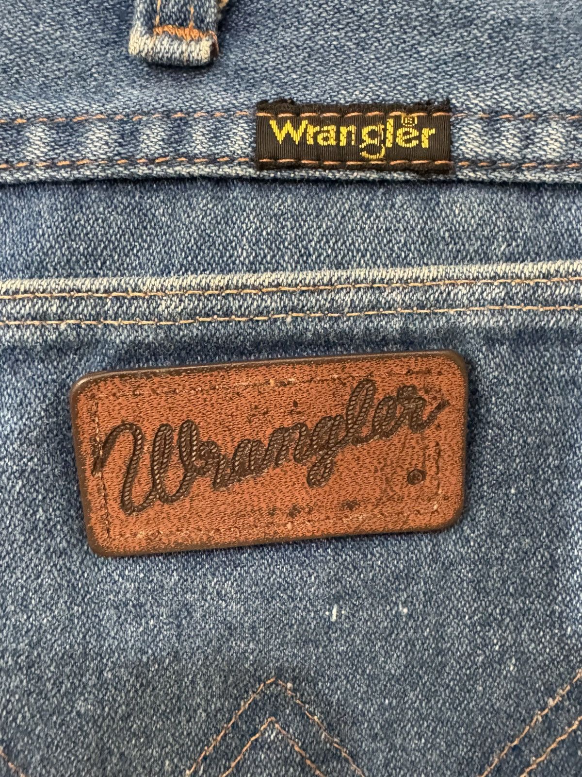 Carhartt × Wrangler Vintage 70s Wrangler Jeans - 32x32 Size US 34 / EU 50 - 6 Thumbnail