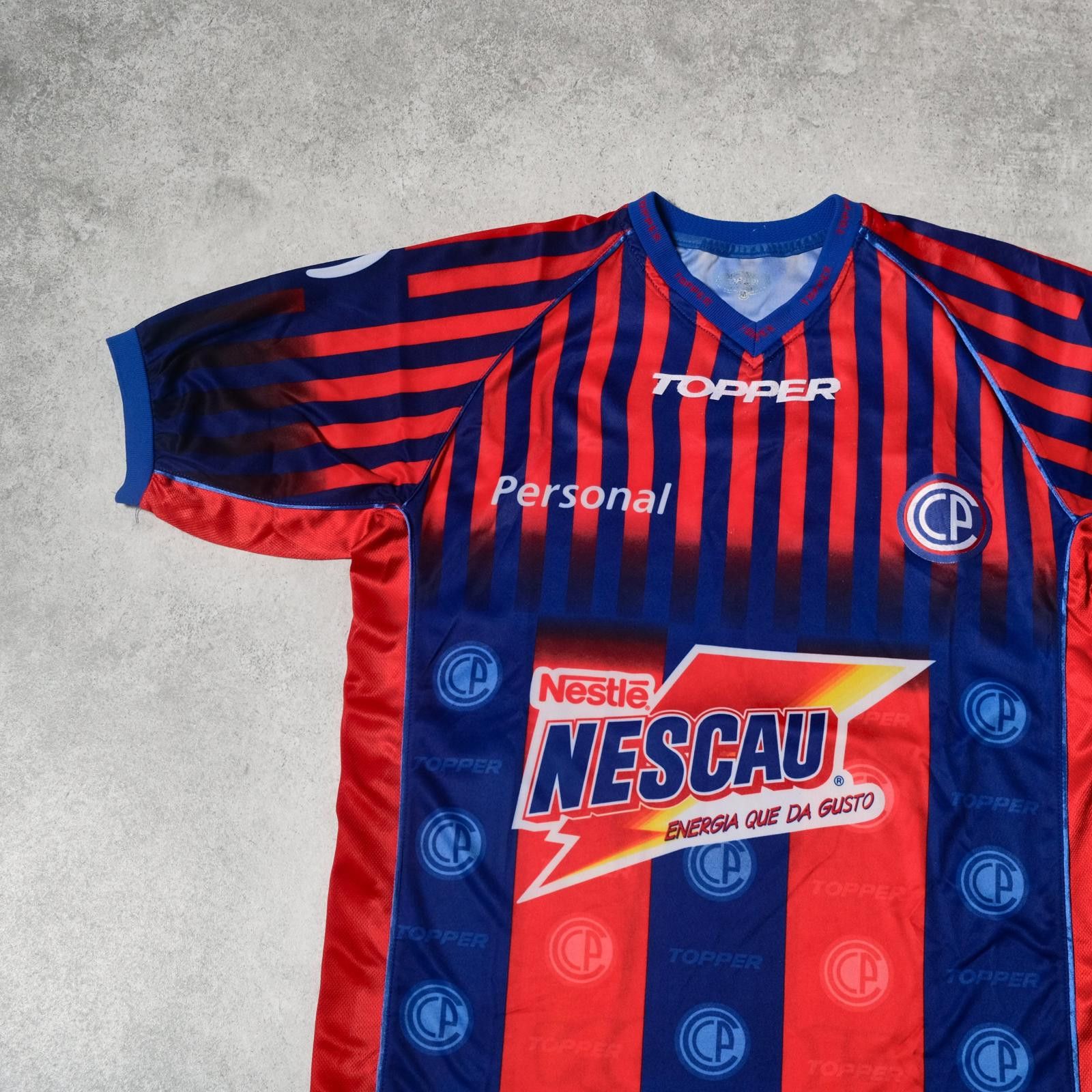 Topperz 2001/02 Cerro Porteño (Paraguay) Home Shirt Topper (L/XL) Size US L / EU 52-54 / 3 - 3 Thumbnail