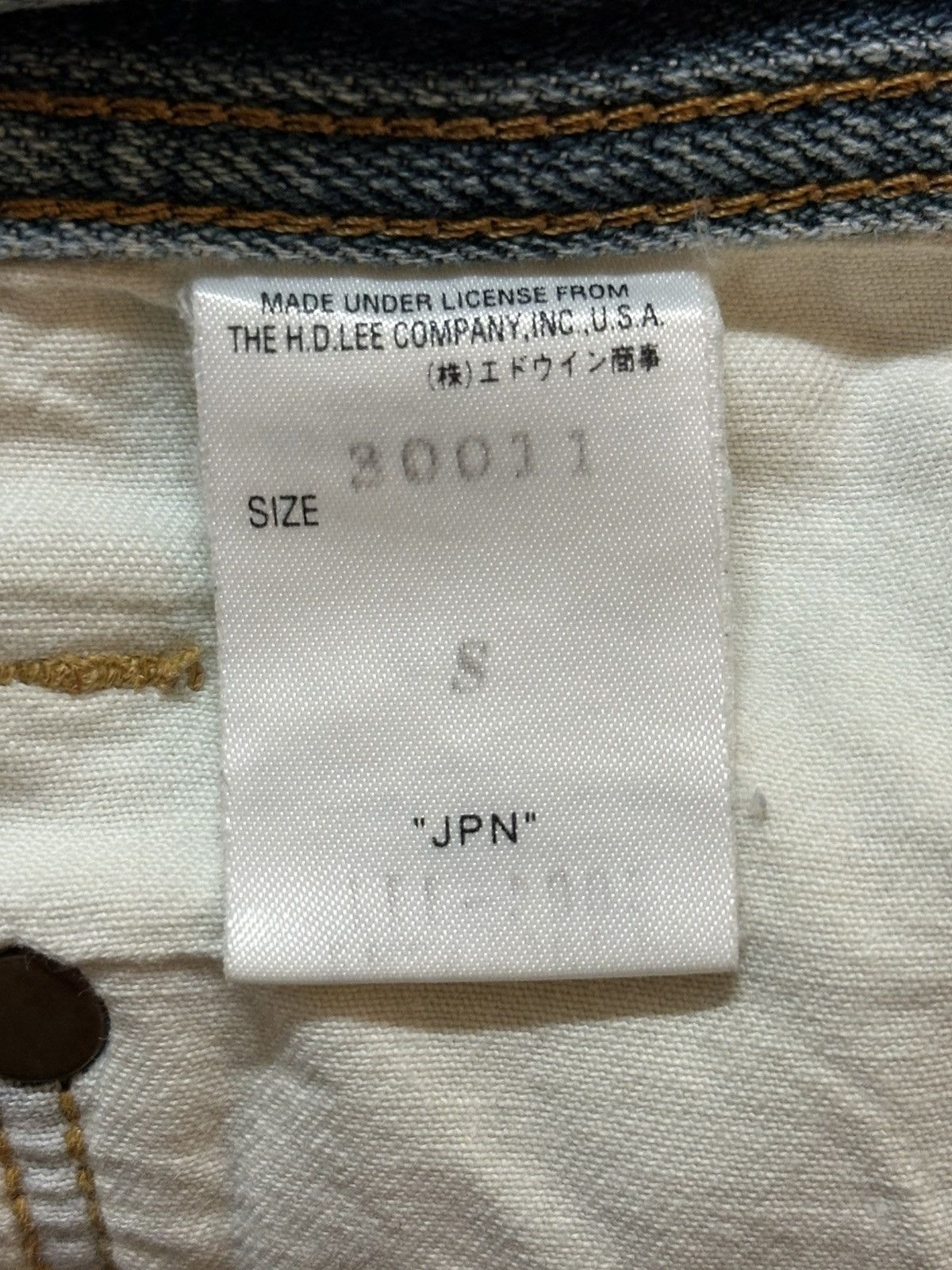 Lee Vintage Lee Buckle Style Faded Wash Distressed Baggy Jeans Size US 30 / EU 46 - 9 Thumbnail