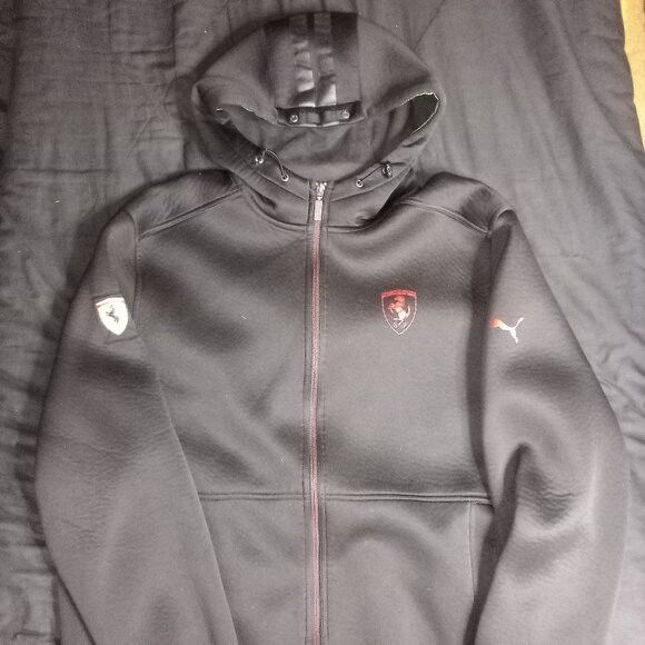 Puma Puma x Ferrari Zipper Hoodie Jacket Size US XL / EU 56 / 4 - 2 Thumbnail