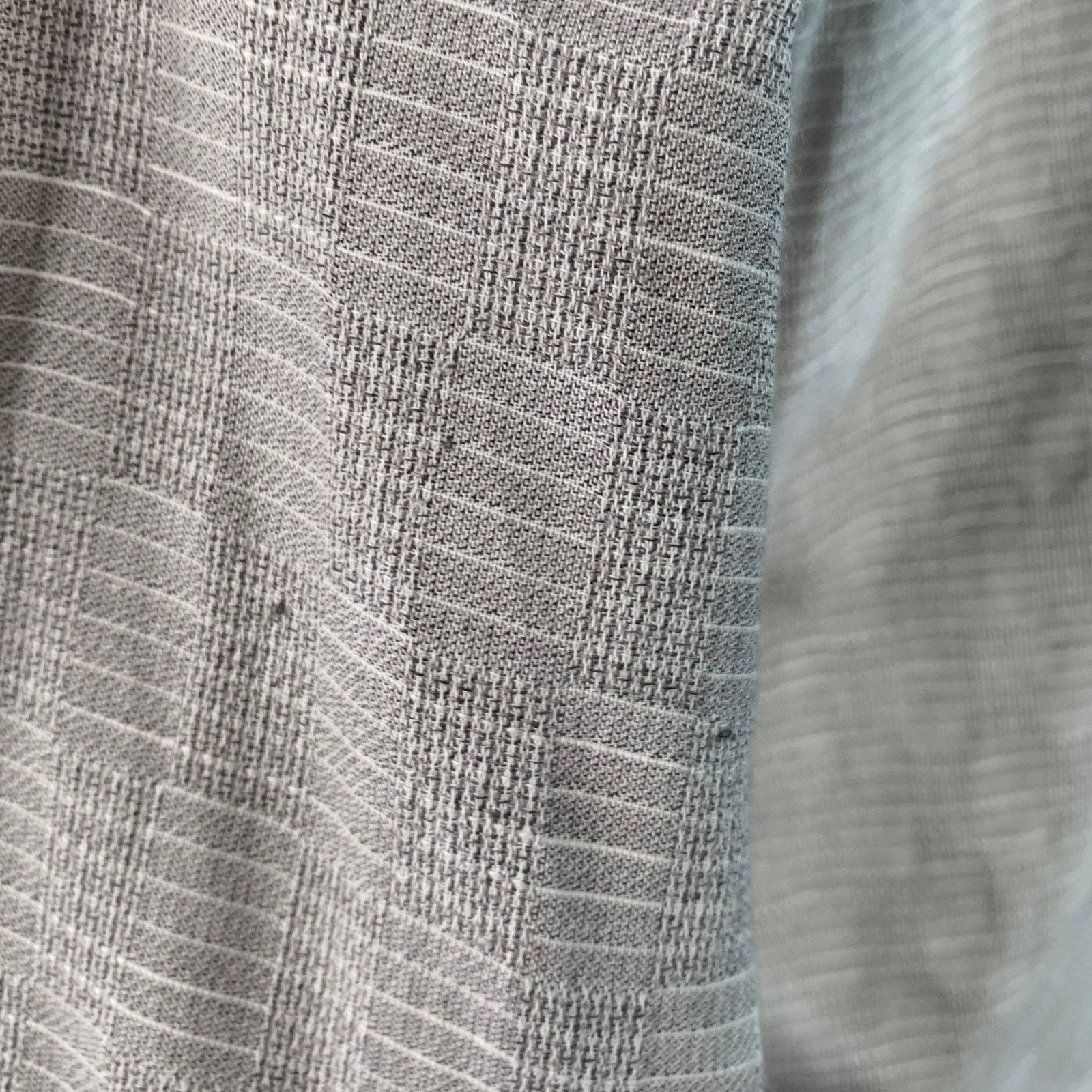 Our Legacy Grey White Cotton Button Down Collar One Pocket Long Sleeve Size US S / EU 44-46 / 1 - 5 Thumbnail