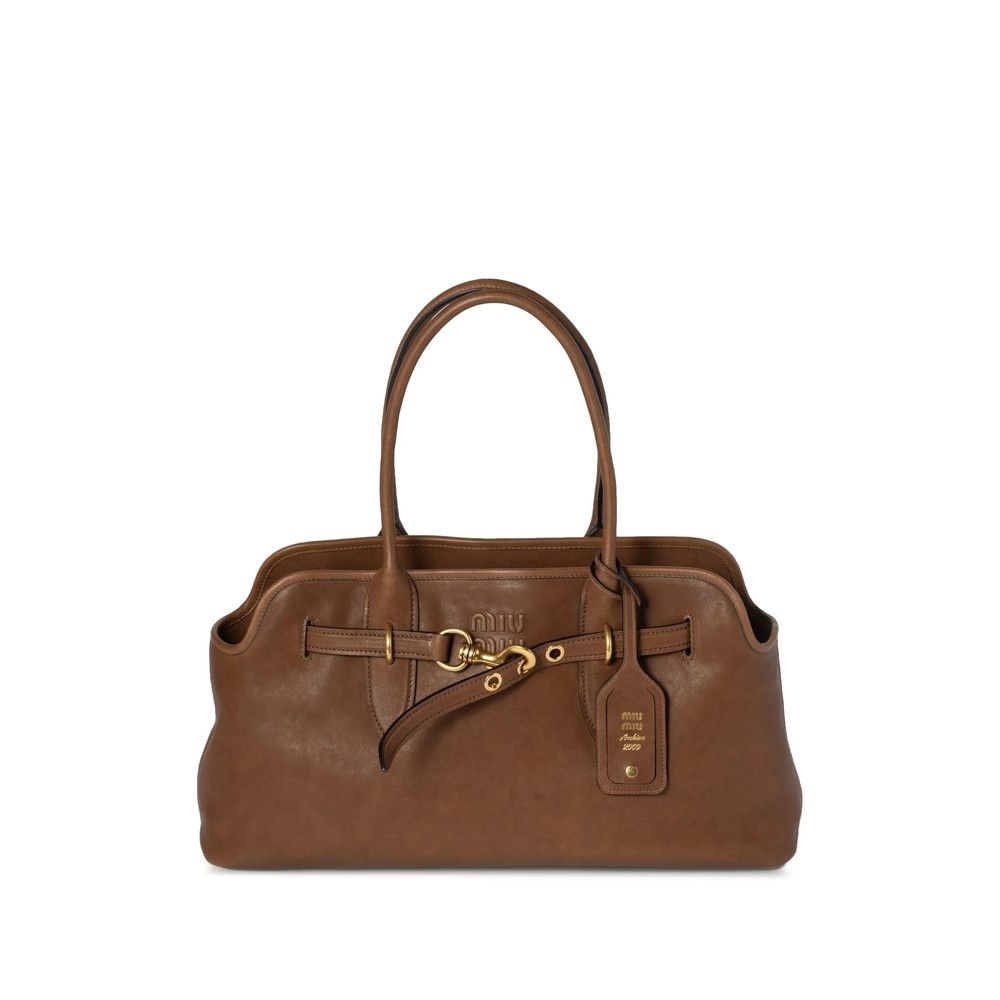 Miu Miu Miu Miu BROWN Shoulder Bags Size ONE SIZE - 1 Thumbnail