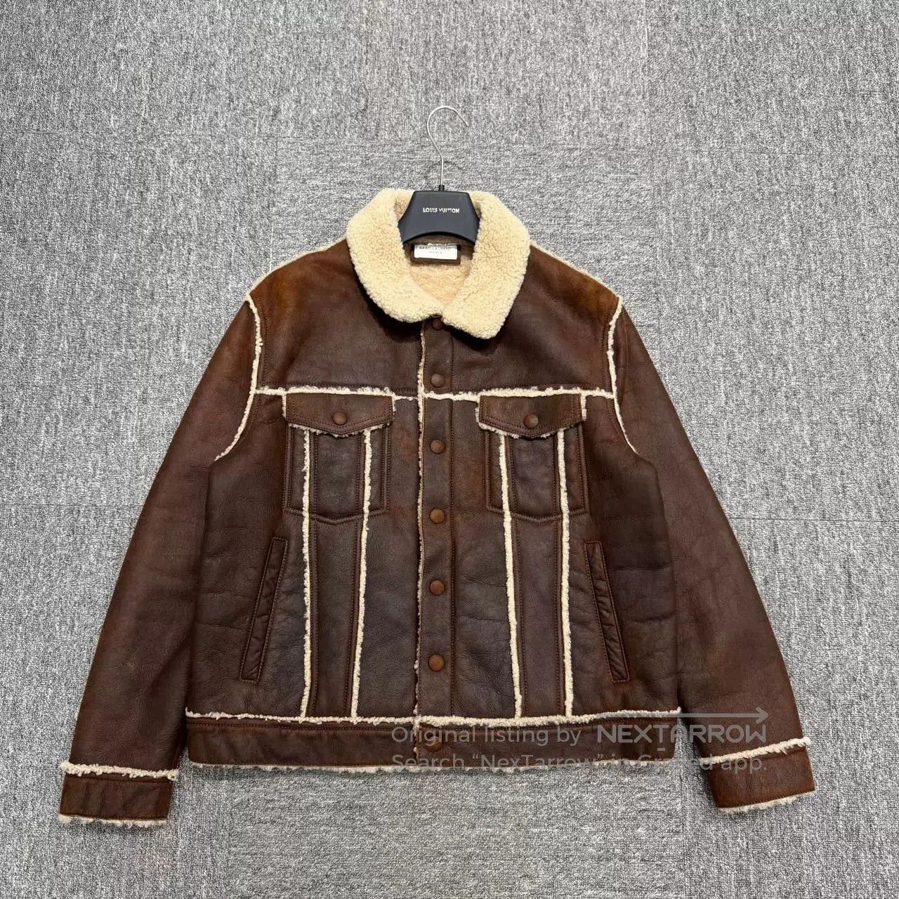 Saint Laurent Paris SLP Shearling Leather Jacket. Size US L / EU 52-54 / 3 - 1 Thumbnail