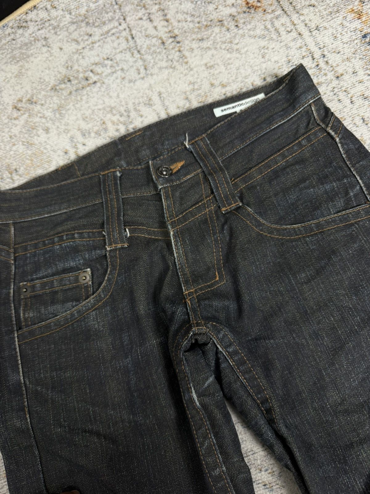 semanticdesign Smanticdesign y2k style denim pants Size US 29 - 6 Thumbnail