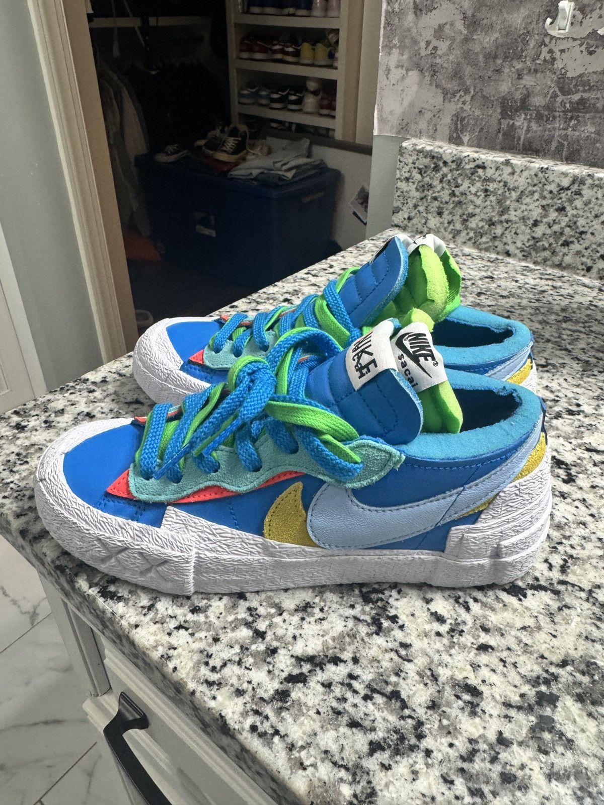 Kaws × Nike × Sacai Nike x sacai x KAWS Blazer Low Size US 5 / EU 37 - 2 Thumbnail