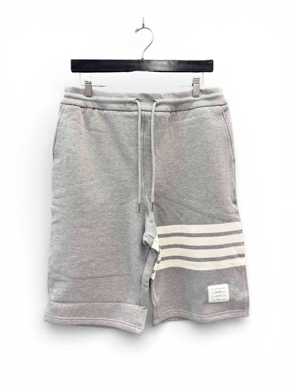 Thom Browne Thom Browne Gray 4 Bar Shorts Size US 36 / EU 52 - 1 Thumbnail