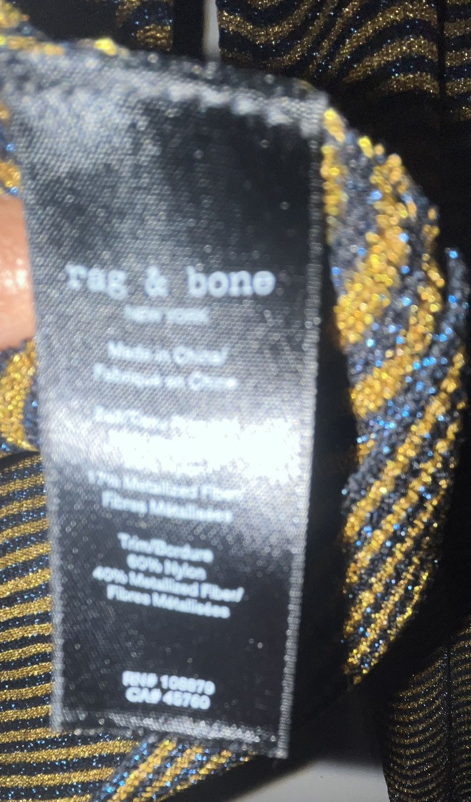 Rag & Bone Rag & Bone Striped Long Sleeve Shirt Size L / US 10 / IT 46 - 4 Thumbnail