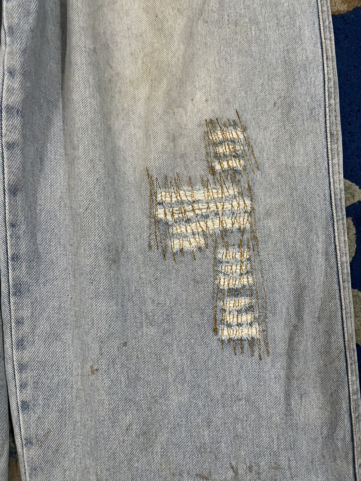 Massive Vintage MassiveBob Freaky Baggy Distressed Denim Size US 34 / EU 50 - 10 Thumbnail